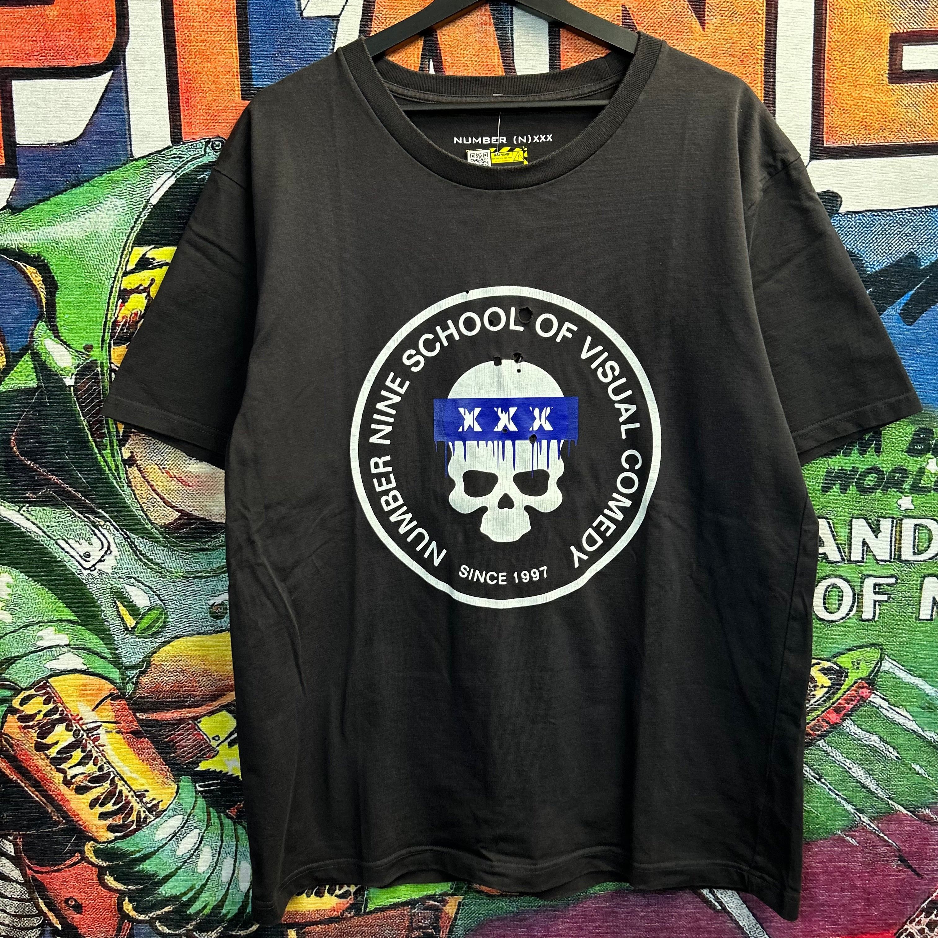 image of Number (N)Ine X God Selection School Of Visual Comedy Size XL in Black, Men's
