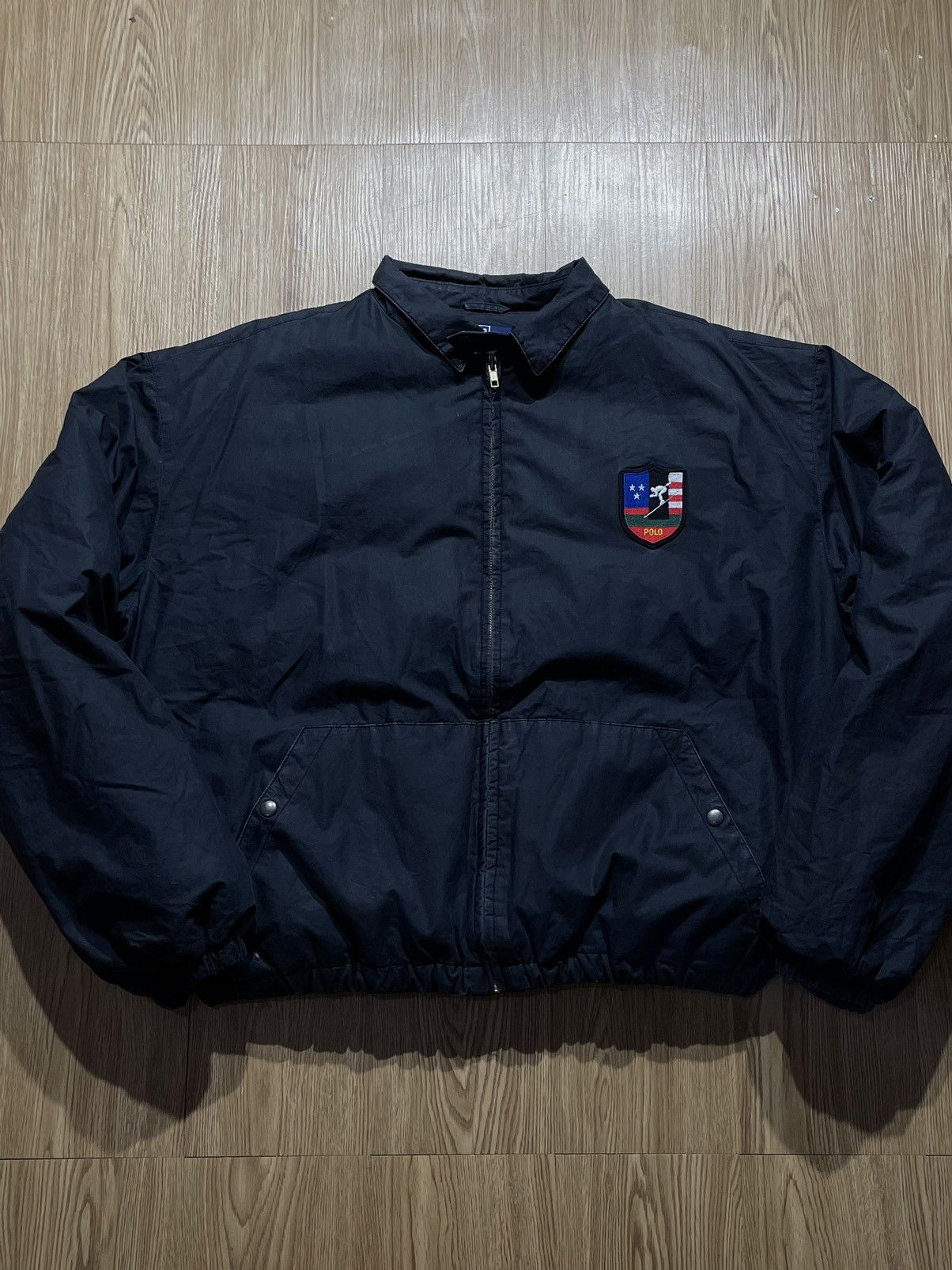 Japanese Brand × Polo Ralph Lauren × Vintage Puffer Jacket Polo Suicide Ski Patch OG Vintage Size US XL / EU 56 / 4 - 4 Thumbnail