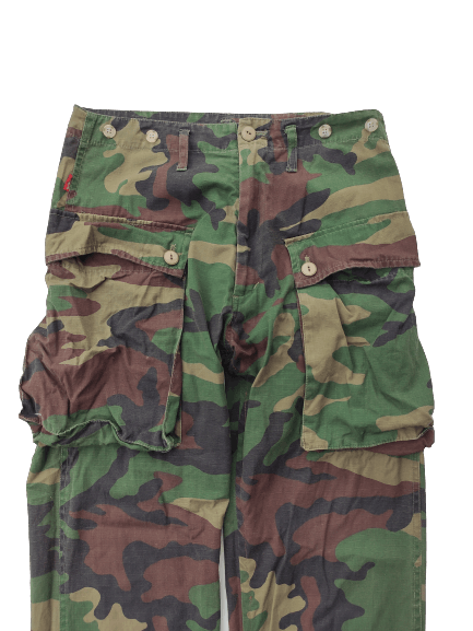 Japanese Brand × Vintage Estacot Monkey Pants Military Camo Size US 29 - 2 Thumbnail