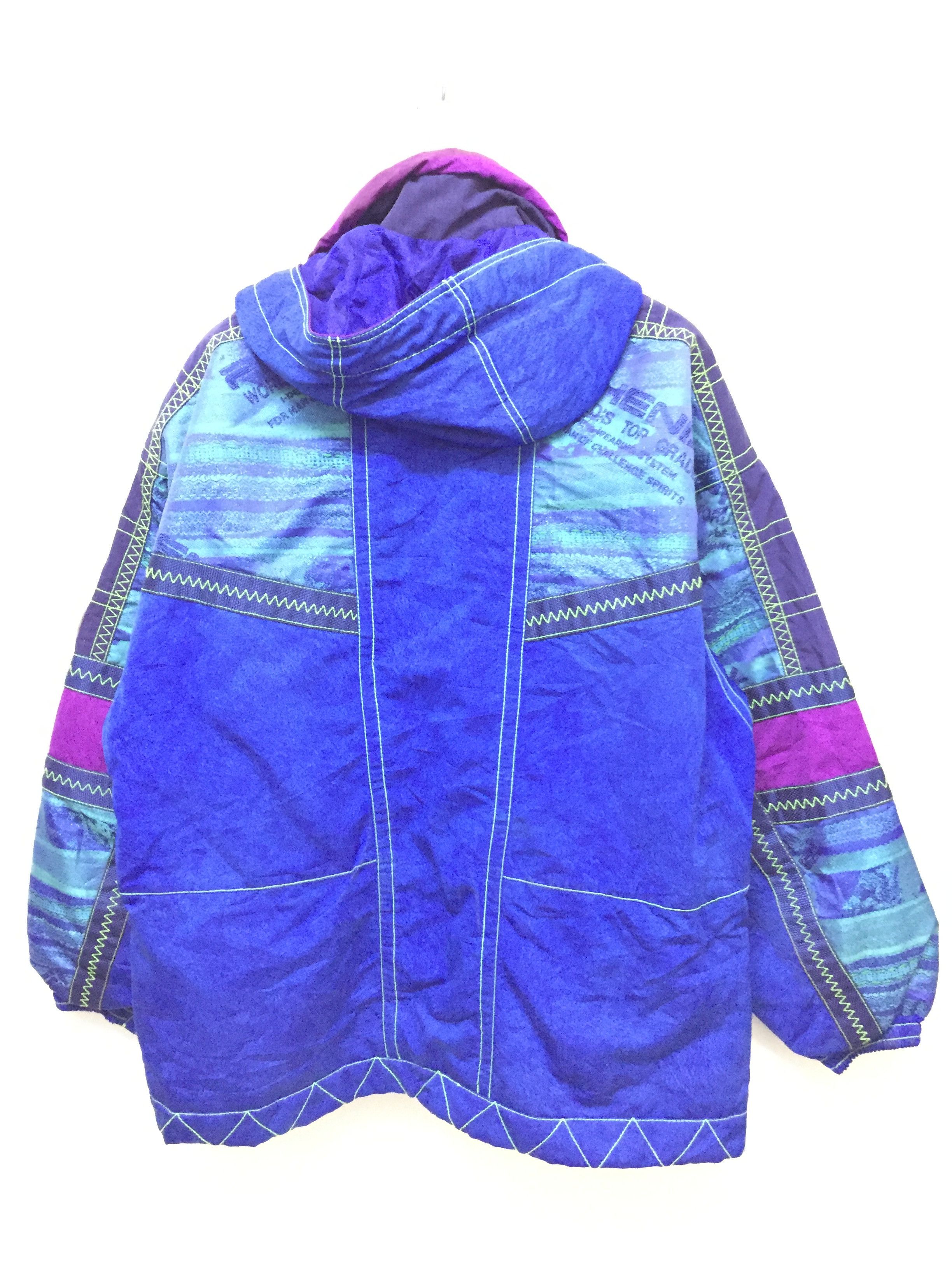 Descente 90's Phenix Multicolor Ski Bomber Jacket Size US L / EU 52-54 / 3 - 9 Thumbnail