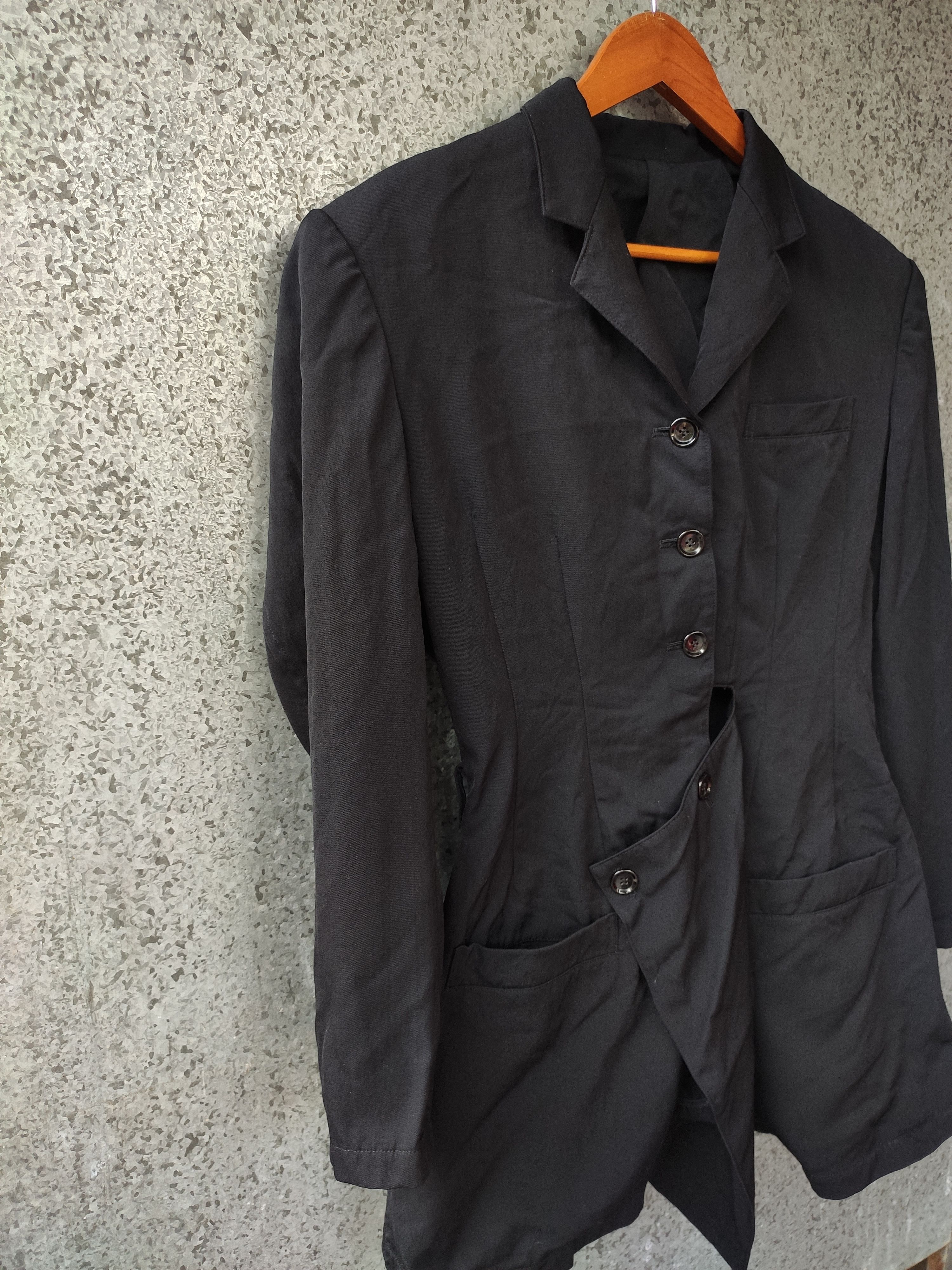 Yohji Yamamoto 🔥 Ys long jacket woman parkas super black Size M / US 6-8 / IT 42-44 - 3 Thumbnail