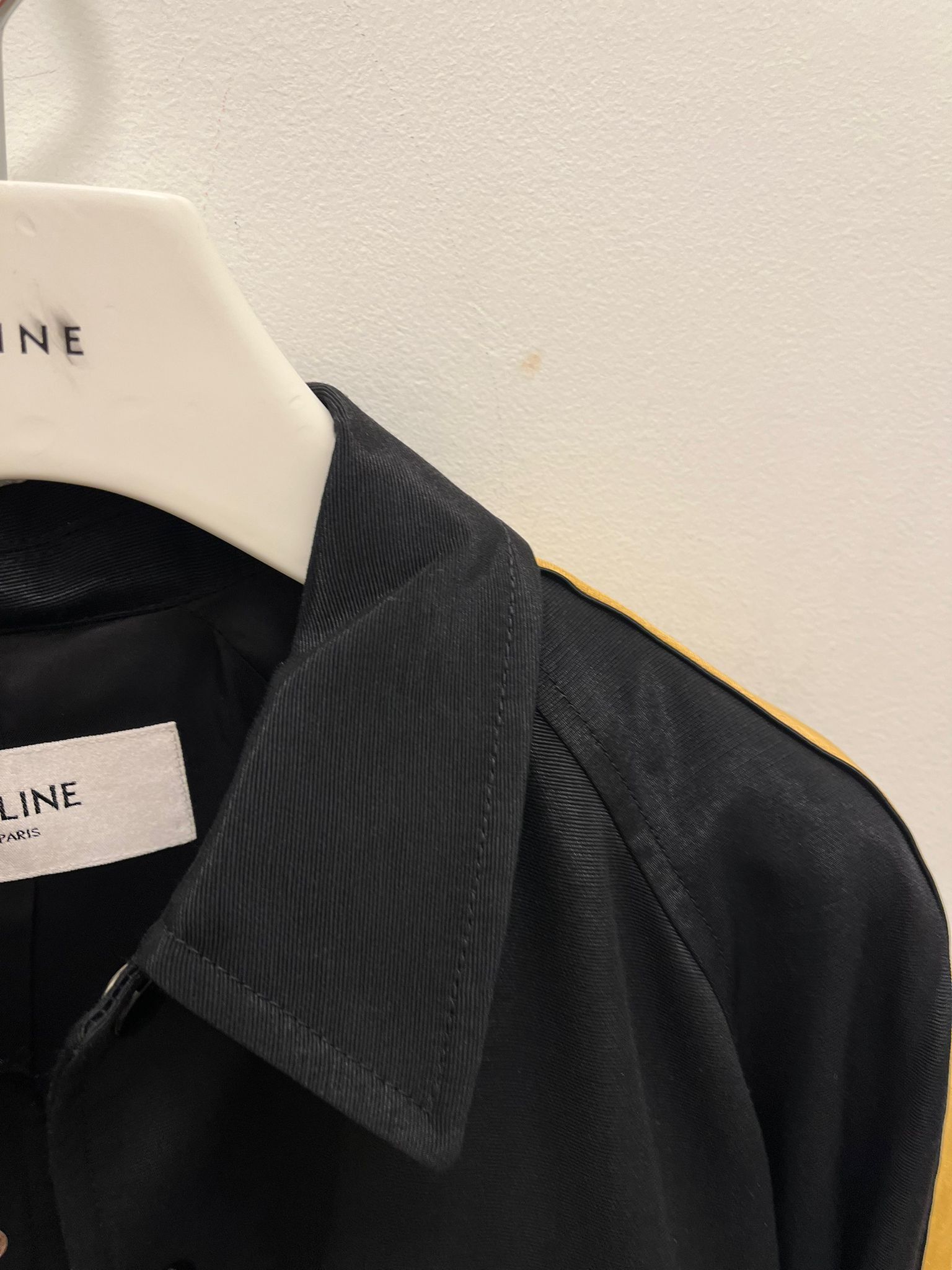Celine Christian Marclay Teddy Raglan in Yellow & Black Size US S / EU 44-46 / 1 - 9 Thumbnail