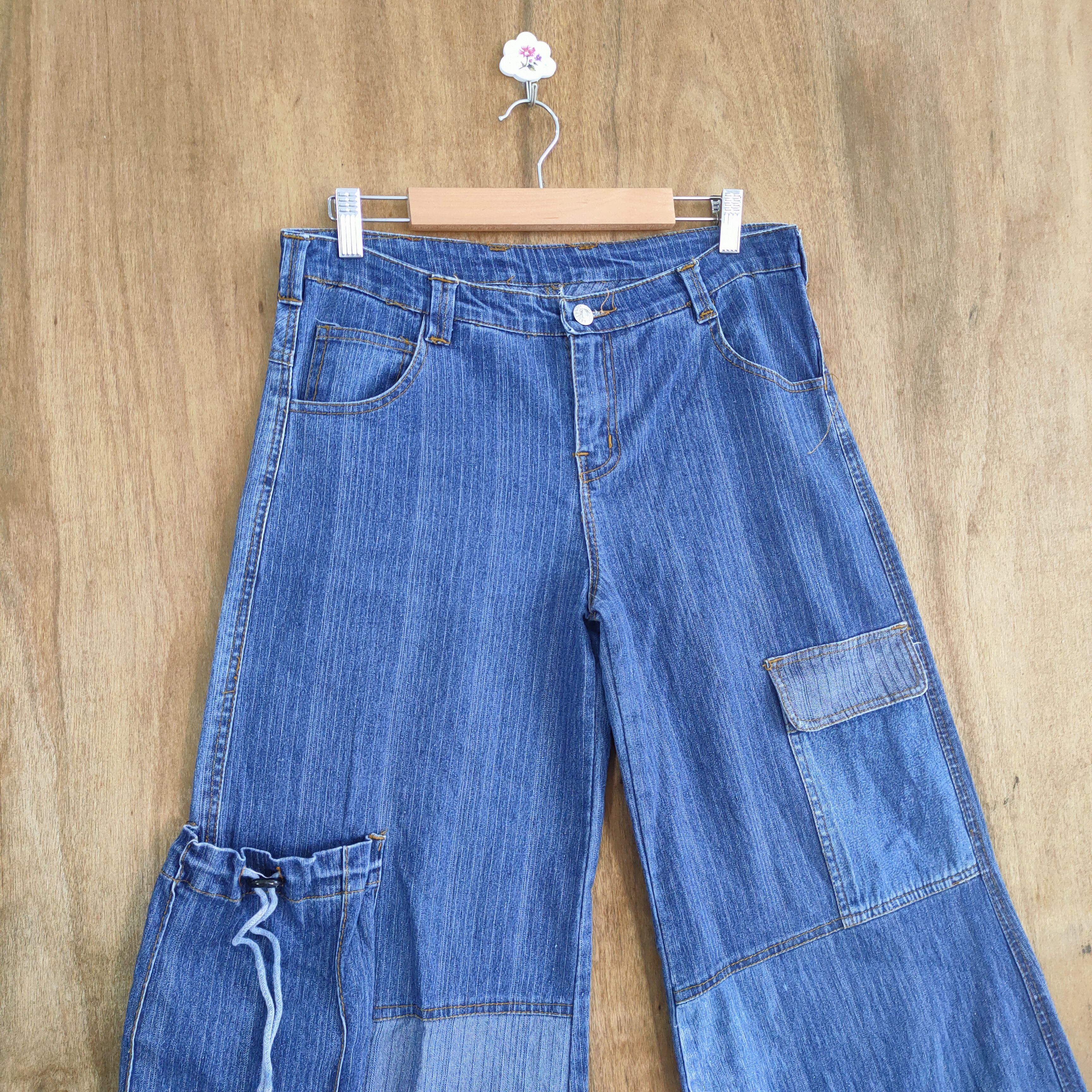 Japanese Brand VINTAGE JAPANESE FLARE CARGO PANTS Size US 32 / EU 48 - 5 Thumbnail