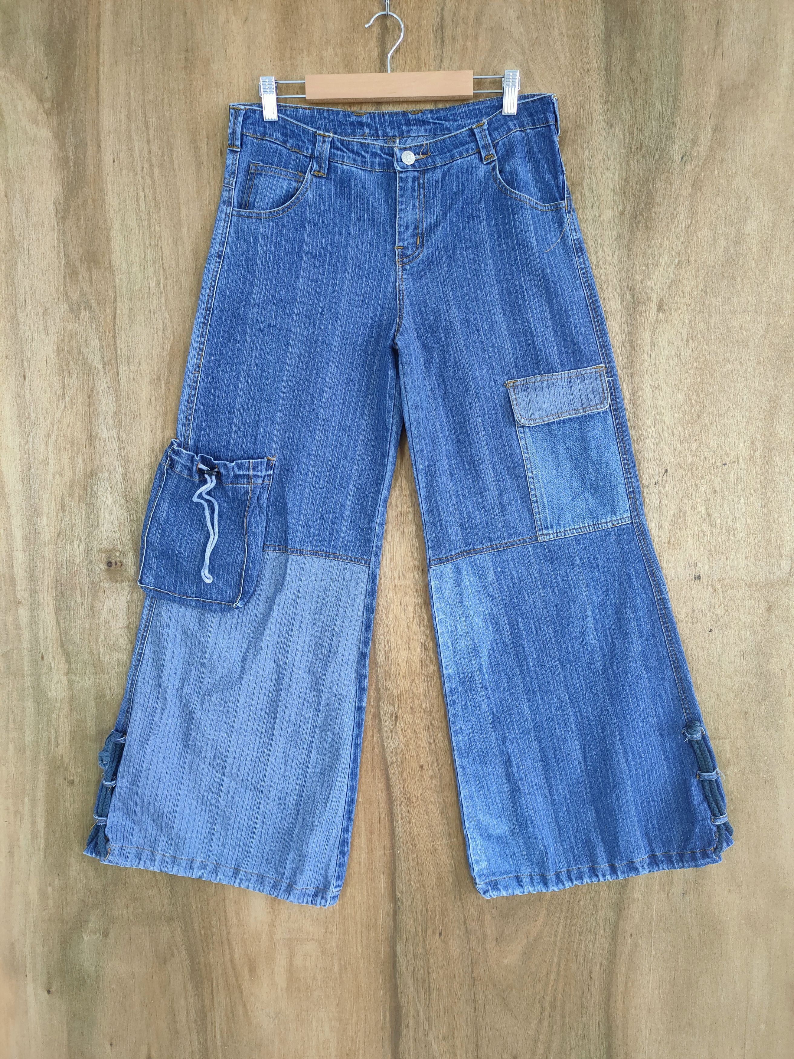 Japanese Brand VINTAGE JAPANESE FLARE CARGO PANTS Size US 32 / EU 48 - 1 Thumbnail