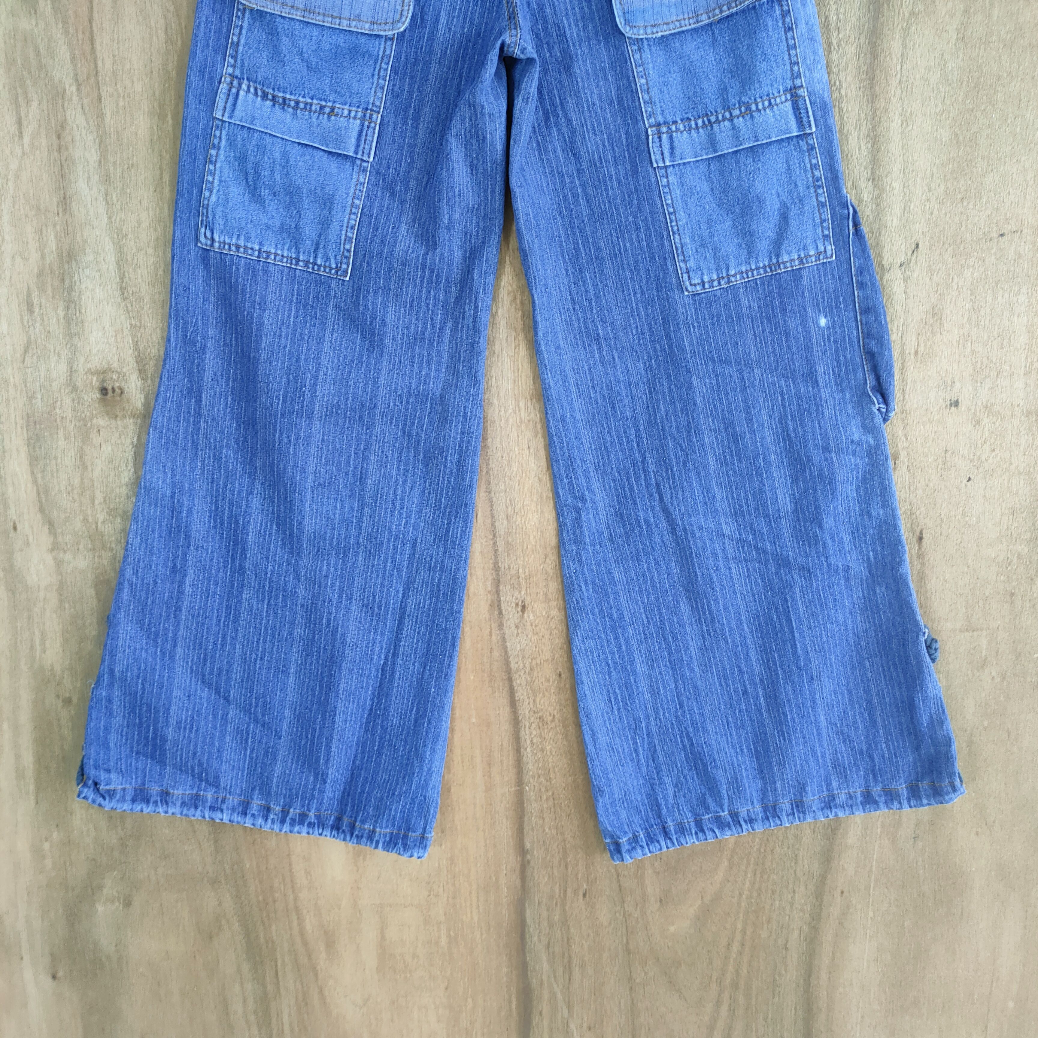 Japanese Brand VINTAGE JAPANESE FLARE CARGO PANTS Size US 32 / EU 48 - 13 Thumbnail