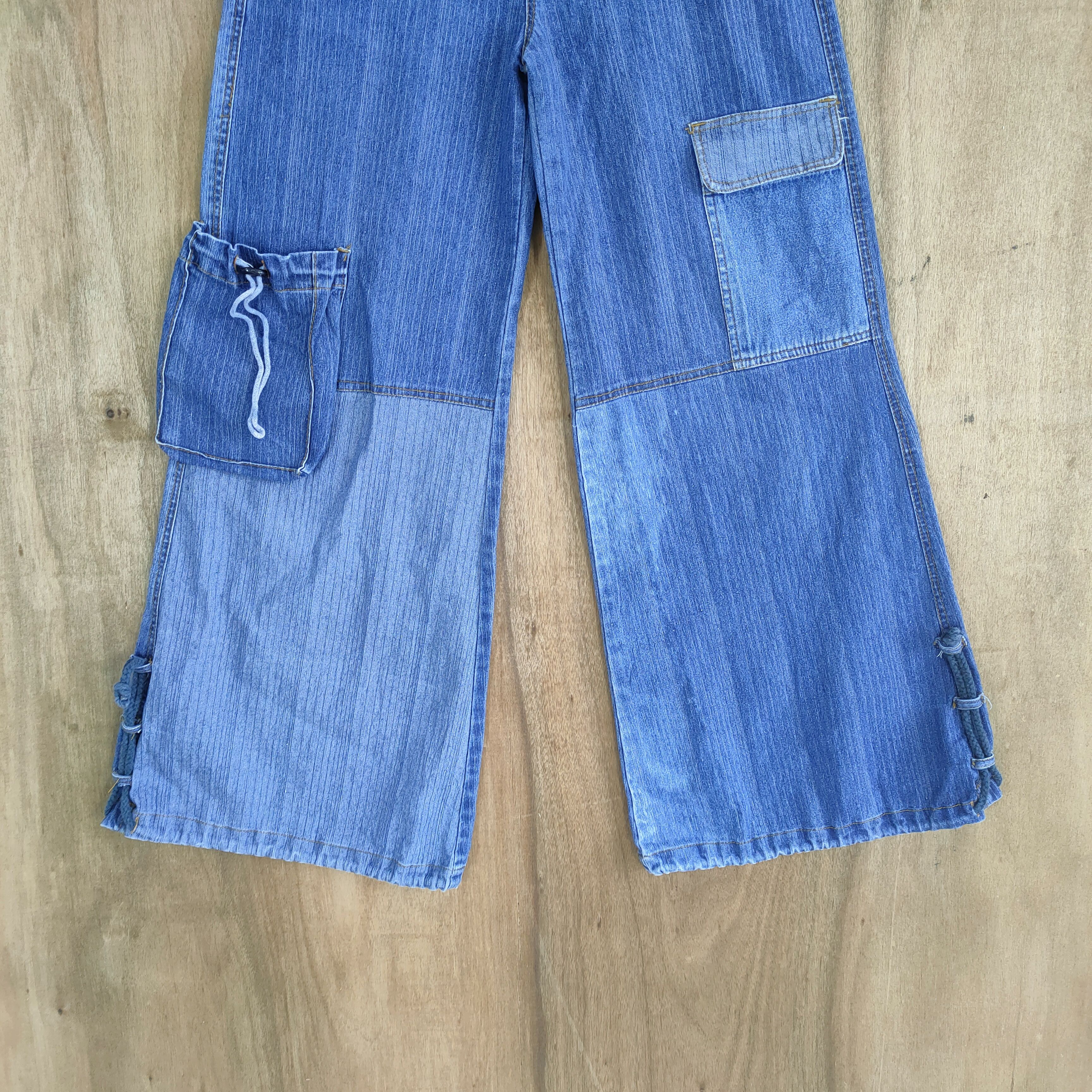 Japanese Brand VINTAGE JAPANESE FLARE CARGO PANTS Size US 32 / EU 48 - 4 Thumbnail
