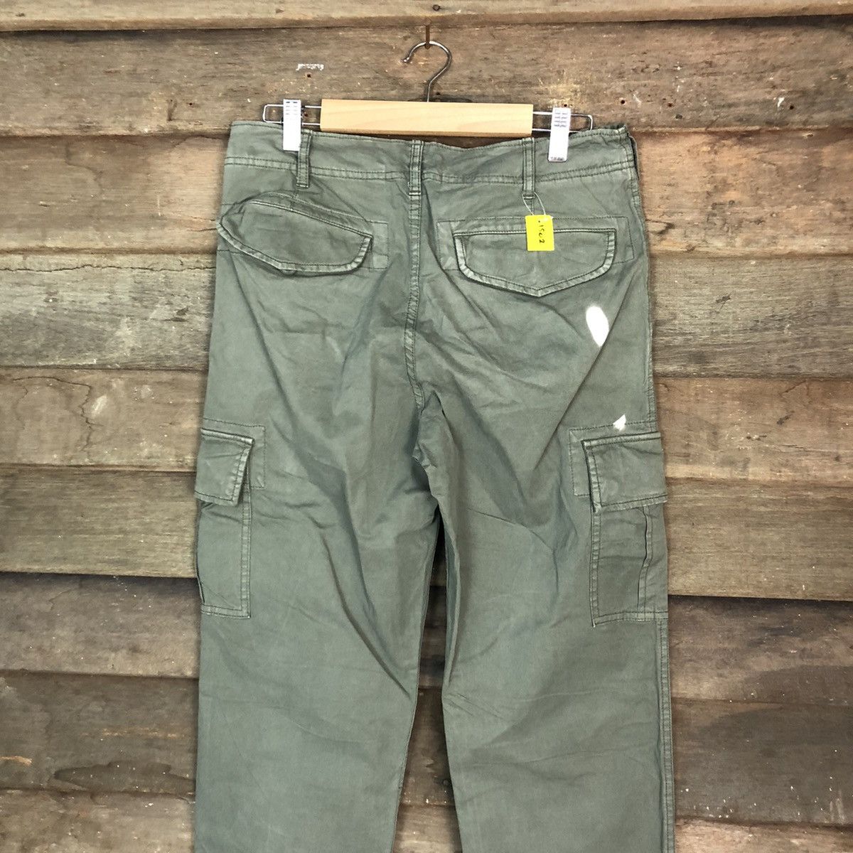 Japanese Brand DLL Uniqlo Green Cargo Multipocket Pants #1502 Size US 29 - 9 Thumbnail