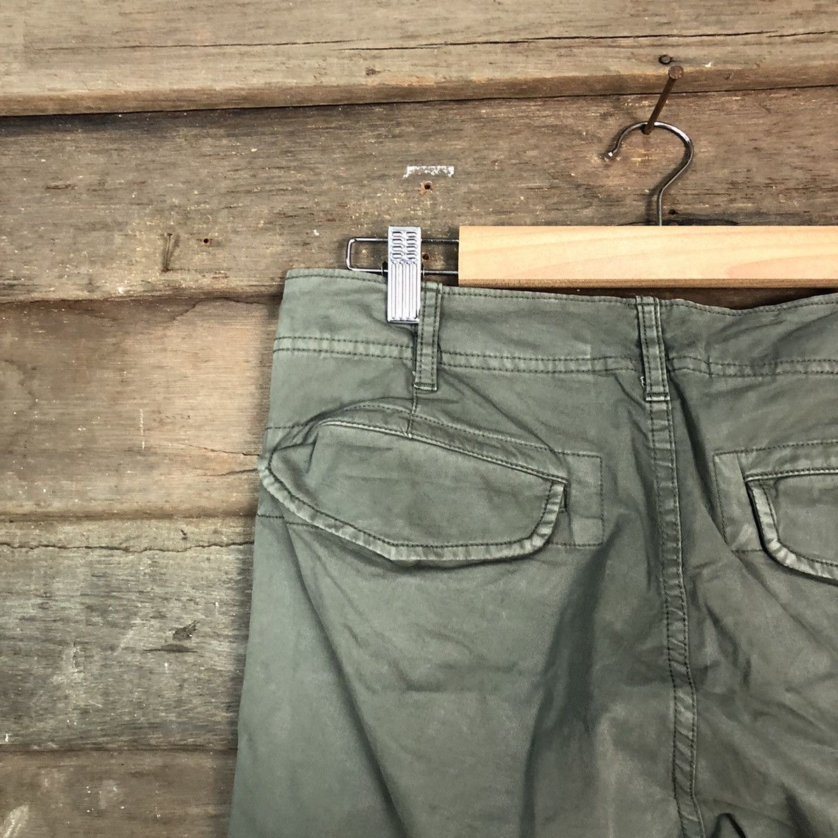 Japanese Brand DLL Uniqlo Green Cargo Multipocket Pants #1502 Size US 29 - 11 Thumbnail