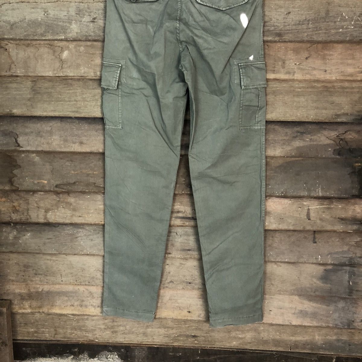 Japanese Brand DLL Uniqlo Green Cargo Multipocket Pants #1502 Size US 29 - 10 Thumbnail