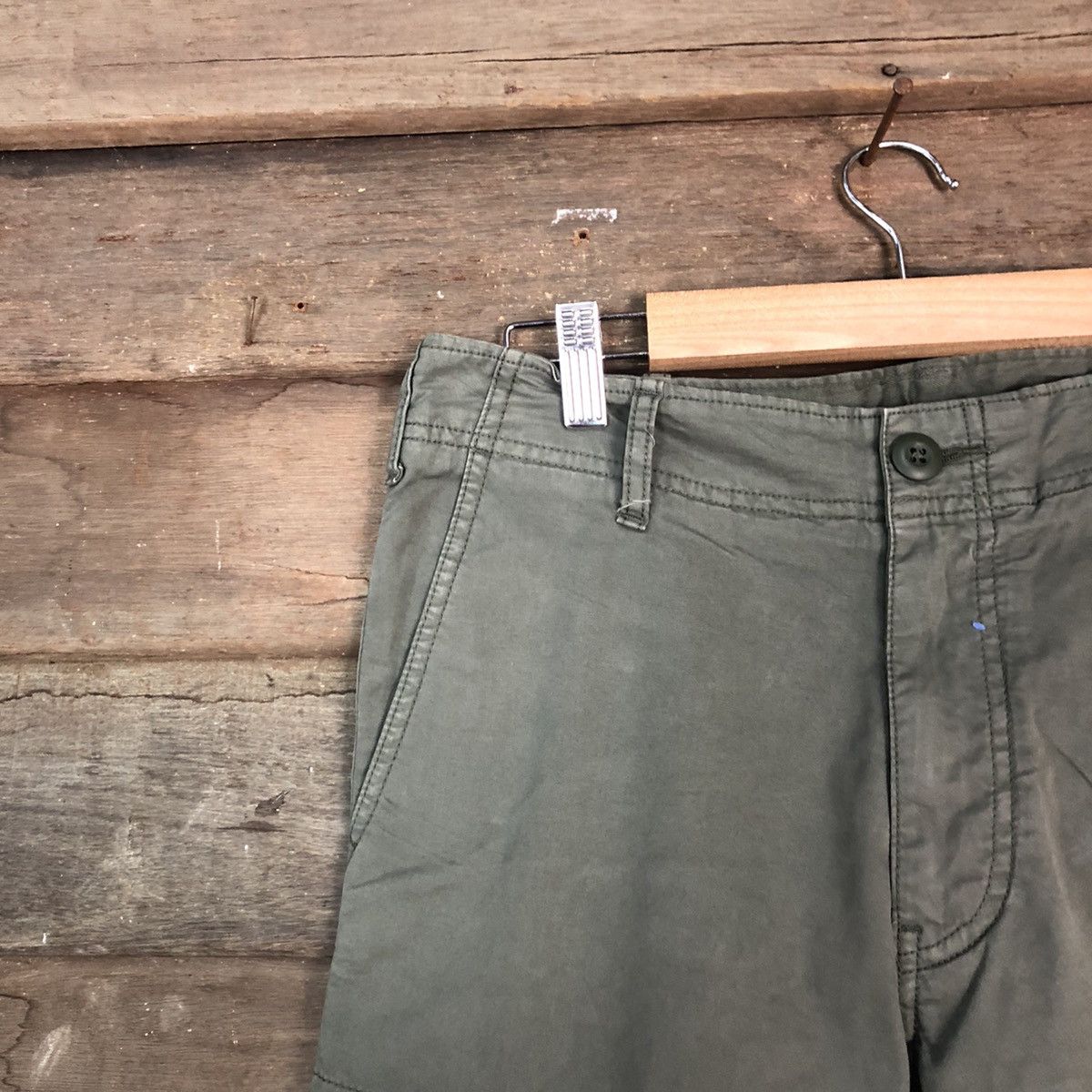 Japanese Brand DLL Uniqlo Green Cargo Multipocket Pants #1502 Size US 29 - 6 Thumbnail