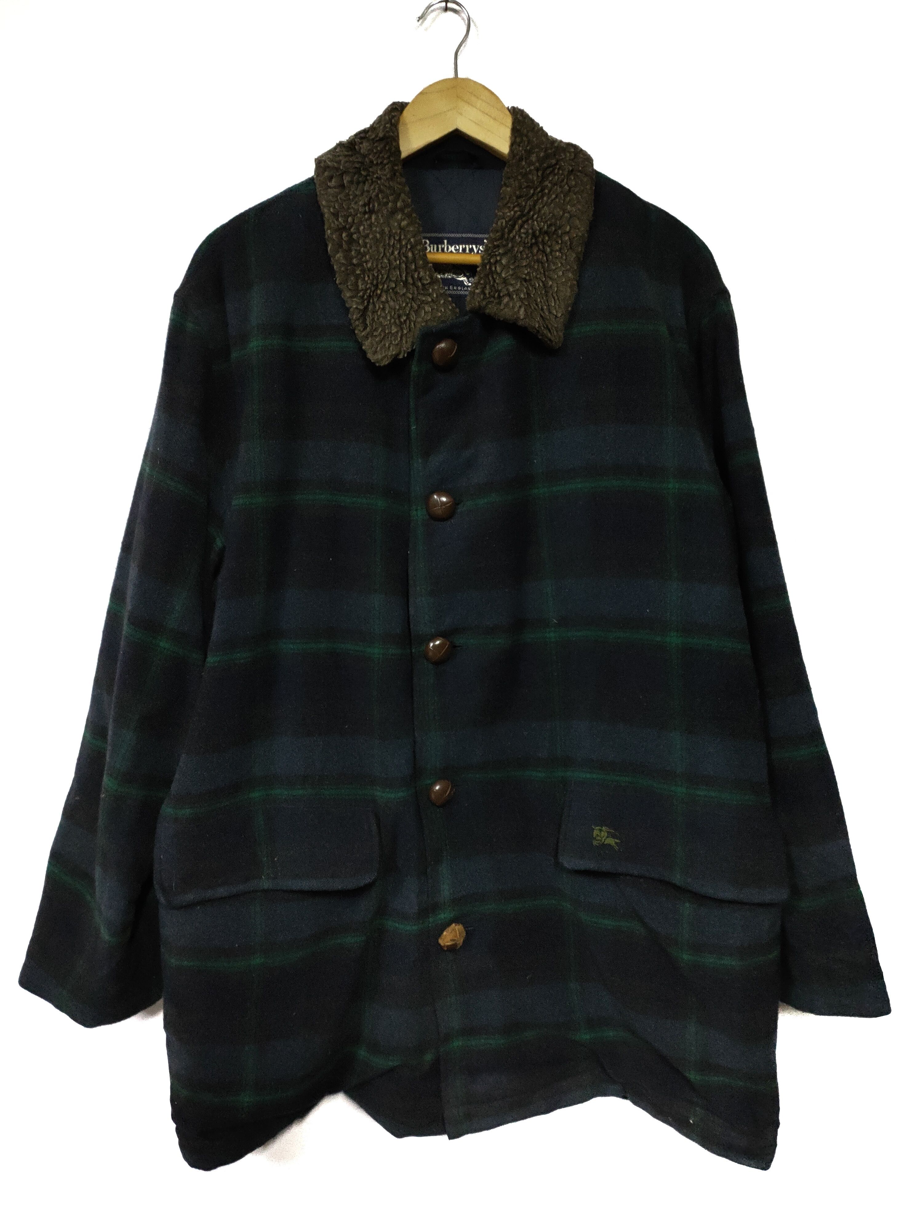 Burberry × Burberry Prorsum × Vintage VTG BURBERRY WOOL TARTAN JACKET Size US M / EU 48-50 / 2 - 1 Thumbnail
