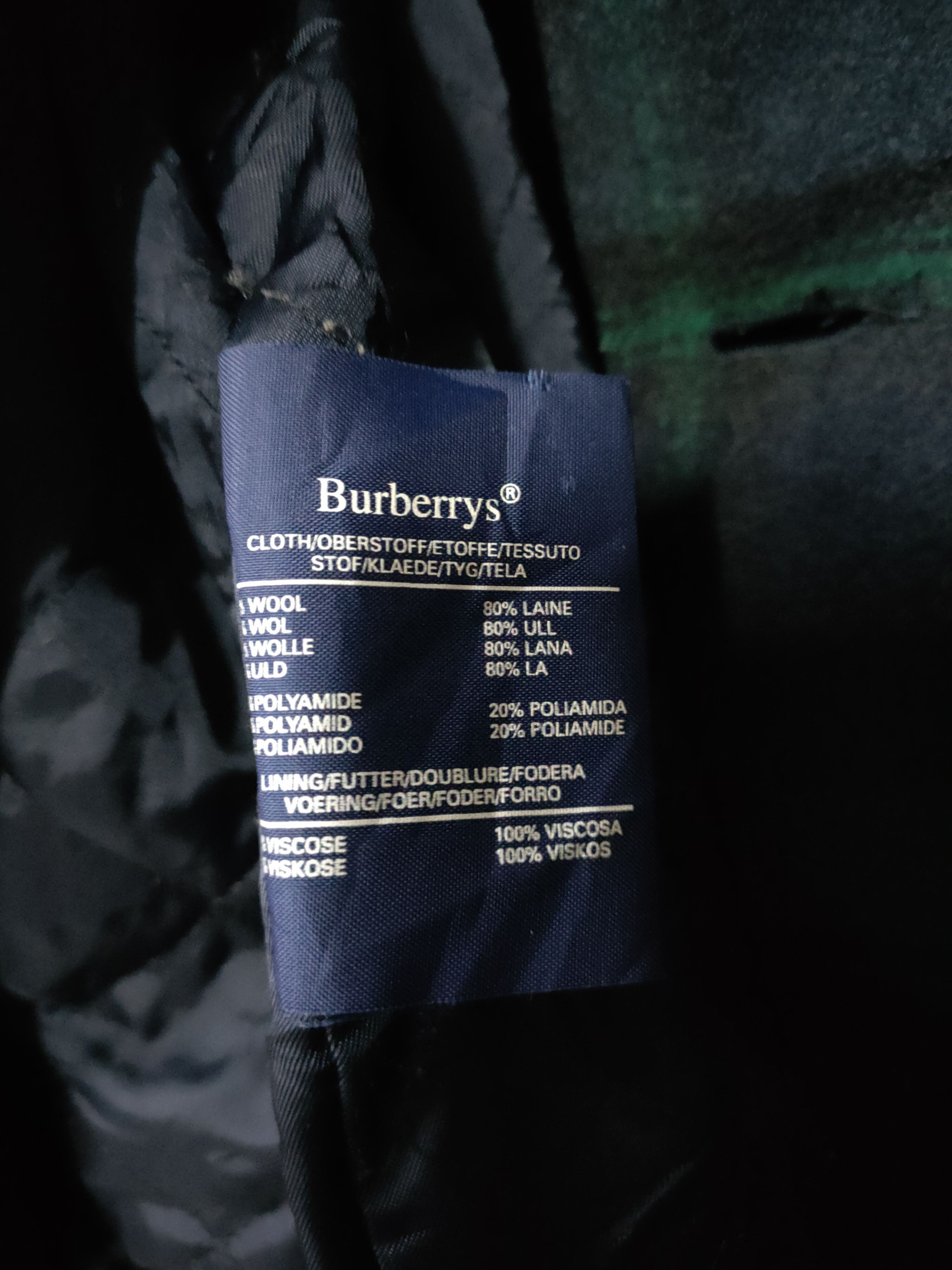 Burberry × Burberry Prorsum × Vintage VTG BURBERRY WOOL TARTAN JACKET Size US M / EU 48-50 / 2 - 7 Thumbnail