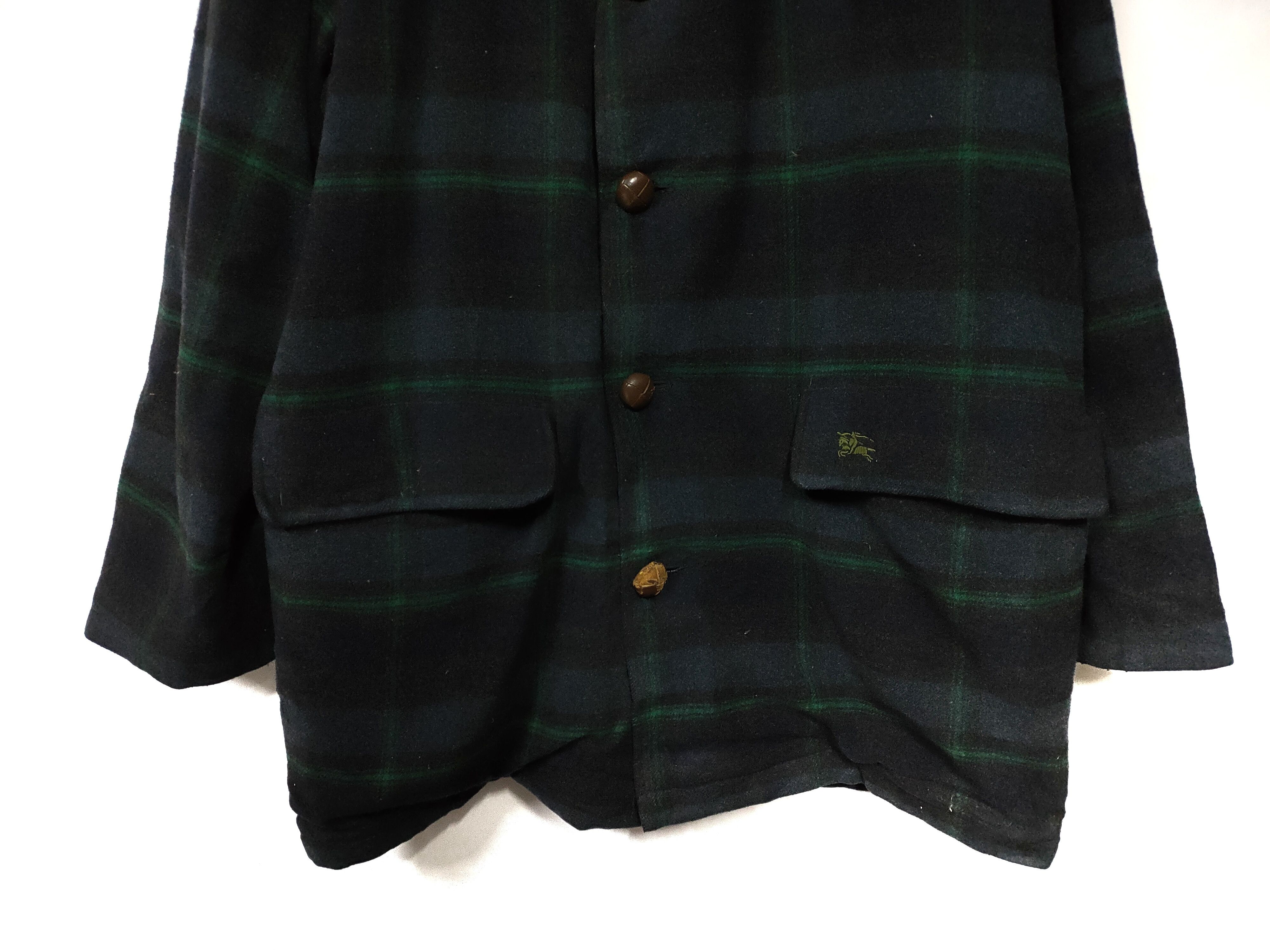 Burberry × Burberry Prorsum × Vintage VTG BURBERRY WOOL TARTAN JACKET Size US M / EU 48-50 / 2 - 2 Thumbnail