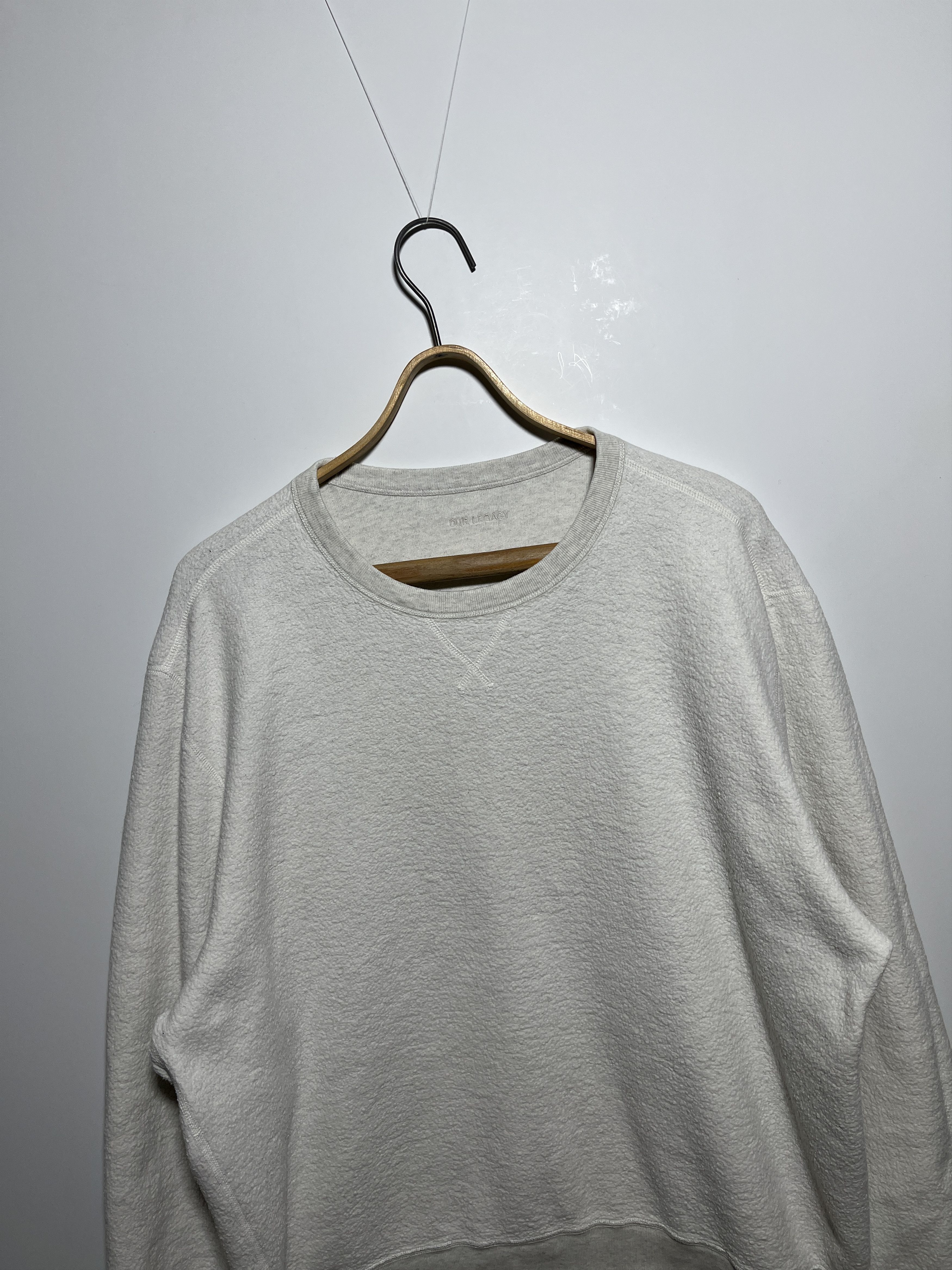 Our Legacy Our Legacy Reversible Gray Melange Sweatshirt Size L Size US L / EU 52-54 / 3 - 6 Thumbnail