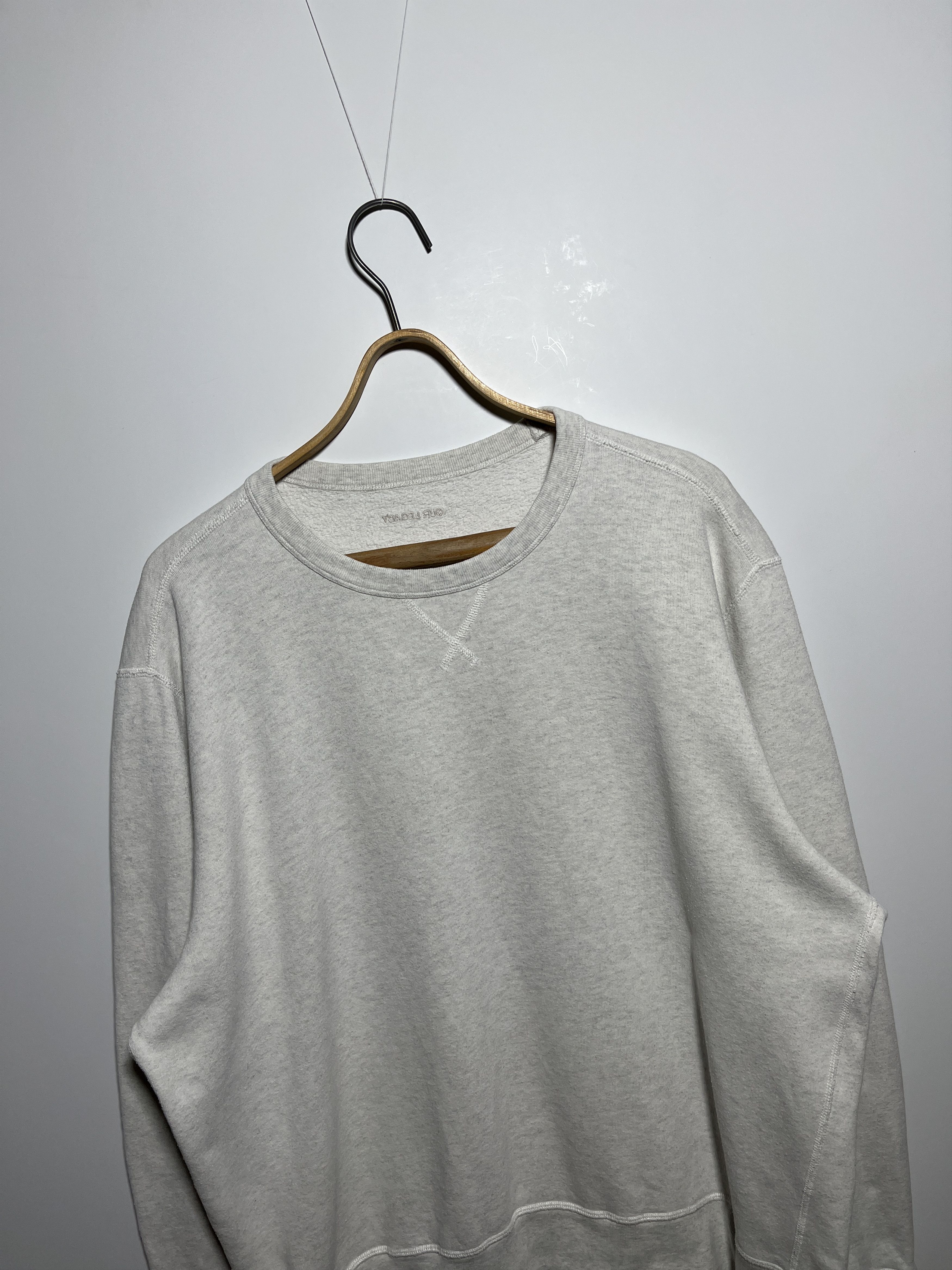 Our Legacy Our Legacy Reversible Gray Melange Sweatshirt Size L Size US L / EU 52-54 / 3 - 5 Thumbnail