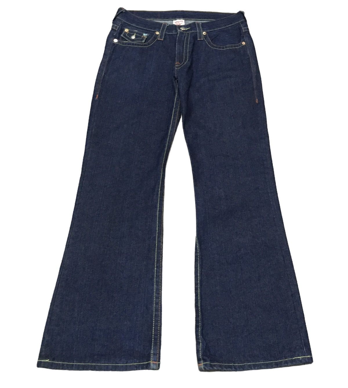 True Religion Rare Design Vintage Brand True Religion Sukajan Jeans 1990s Size US 36 / EU 52 - 2 Thumbnail
