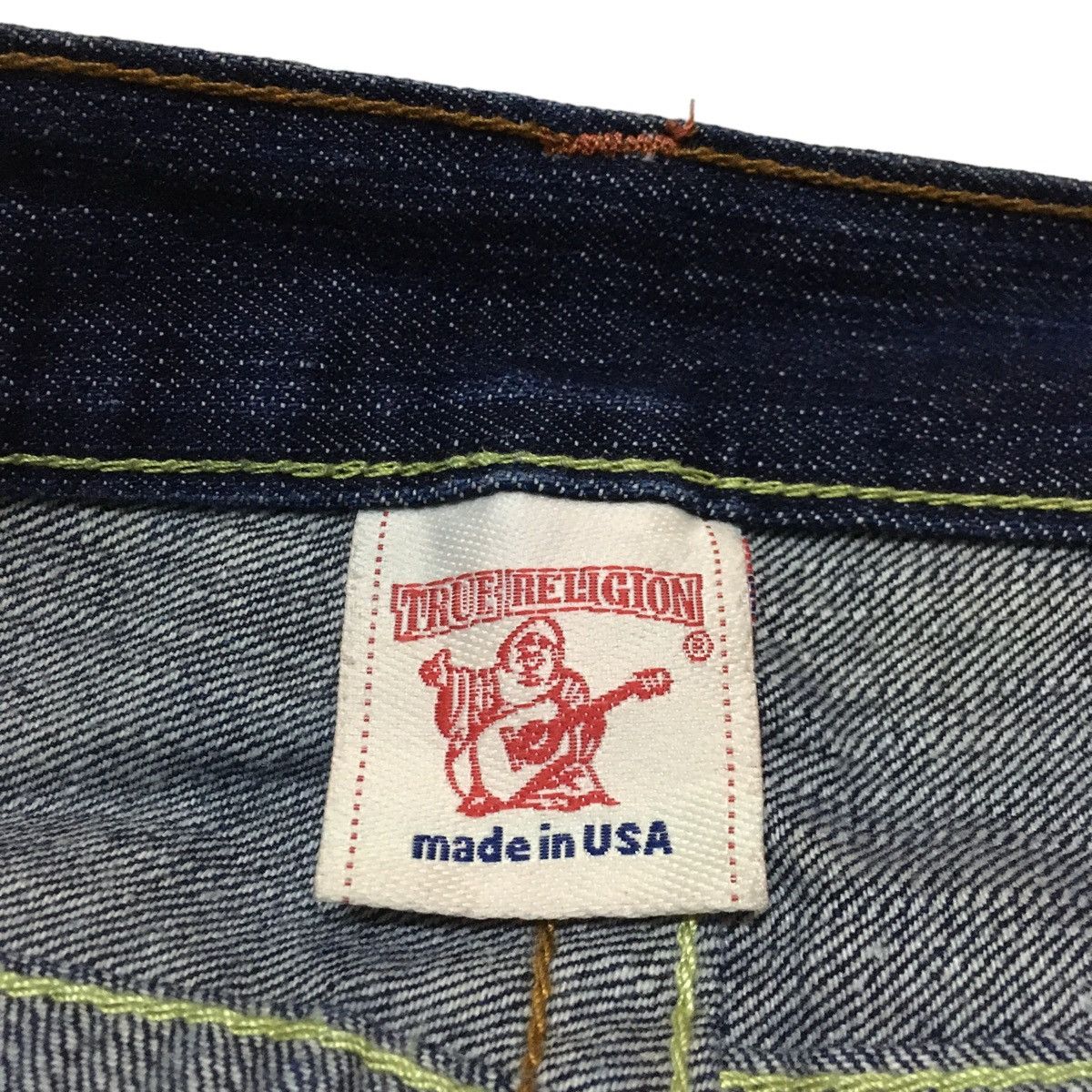 True Religion Rare Design Vintage Brand True Religion Sukajan Jeans 1990s Size US 36 / EU 52 - 7 Thumbnail