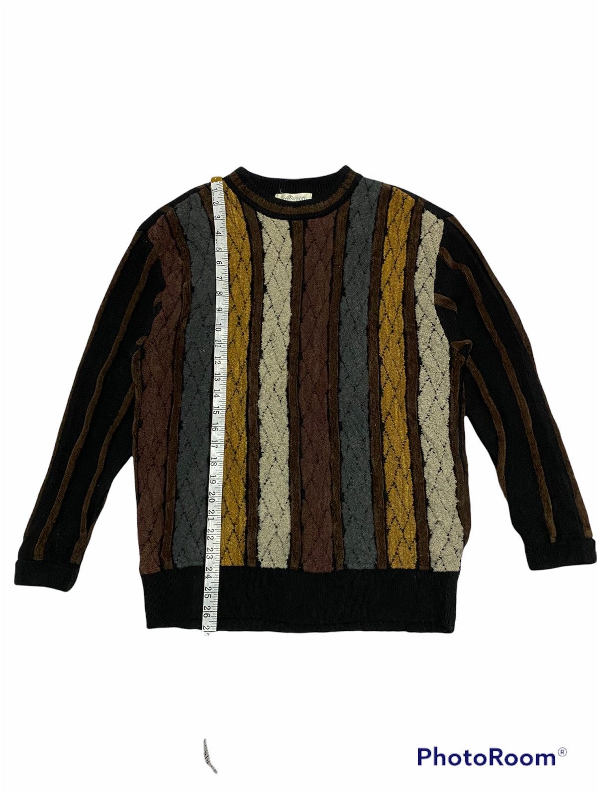 Japanese Brand × Vintage Vintage Gran signore Multicolour Knitwear Size US L / EU 52-54 / 3 - 12 Thumbnail