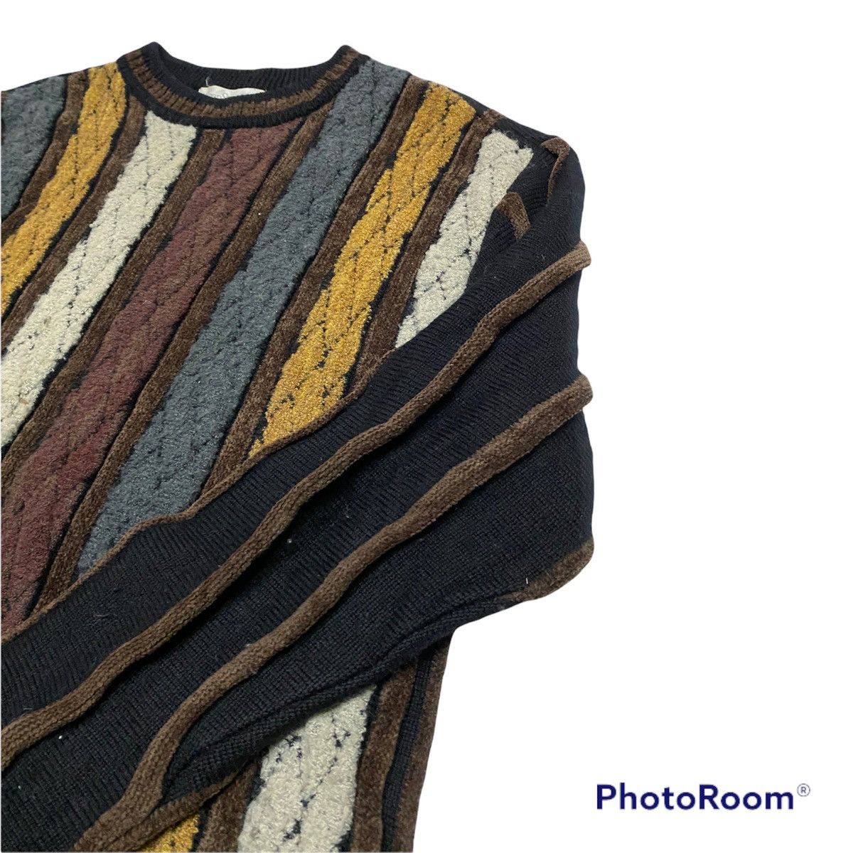 Japanese Brand × Vintage Vintage Gran signore Multicolour Knitwear Size US L / EU 52-54 / 3 - 5 Thumbnail