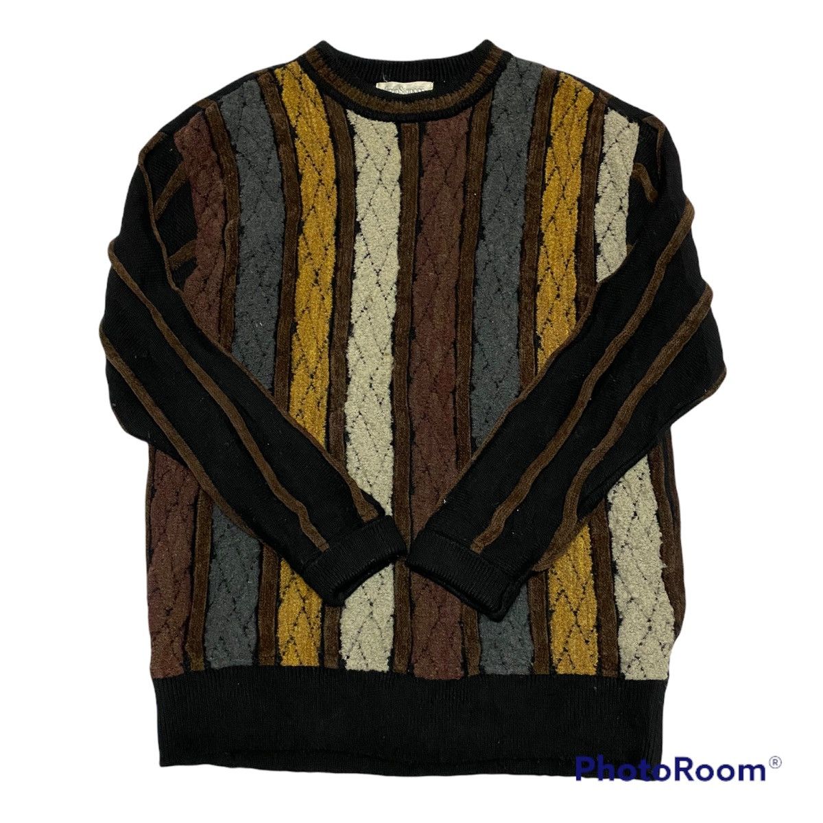Japanese Brand × Vintage Vintage Gran signore Multicolour Knitwear Size US L / EU 52-54 / 3 - 2 Thumbnail