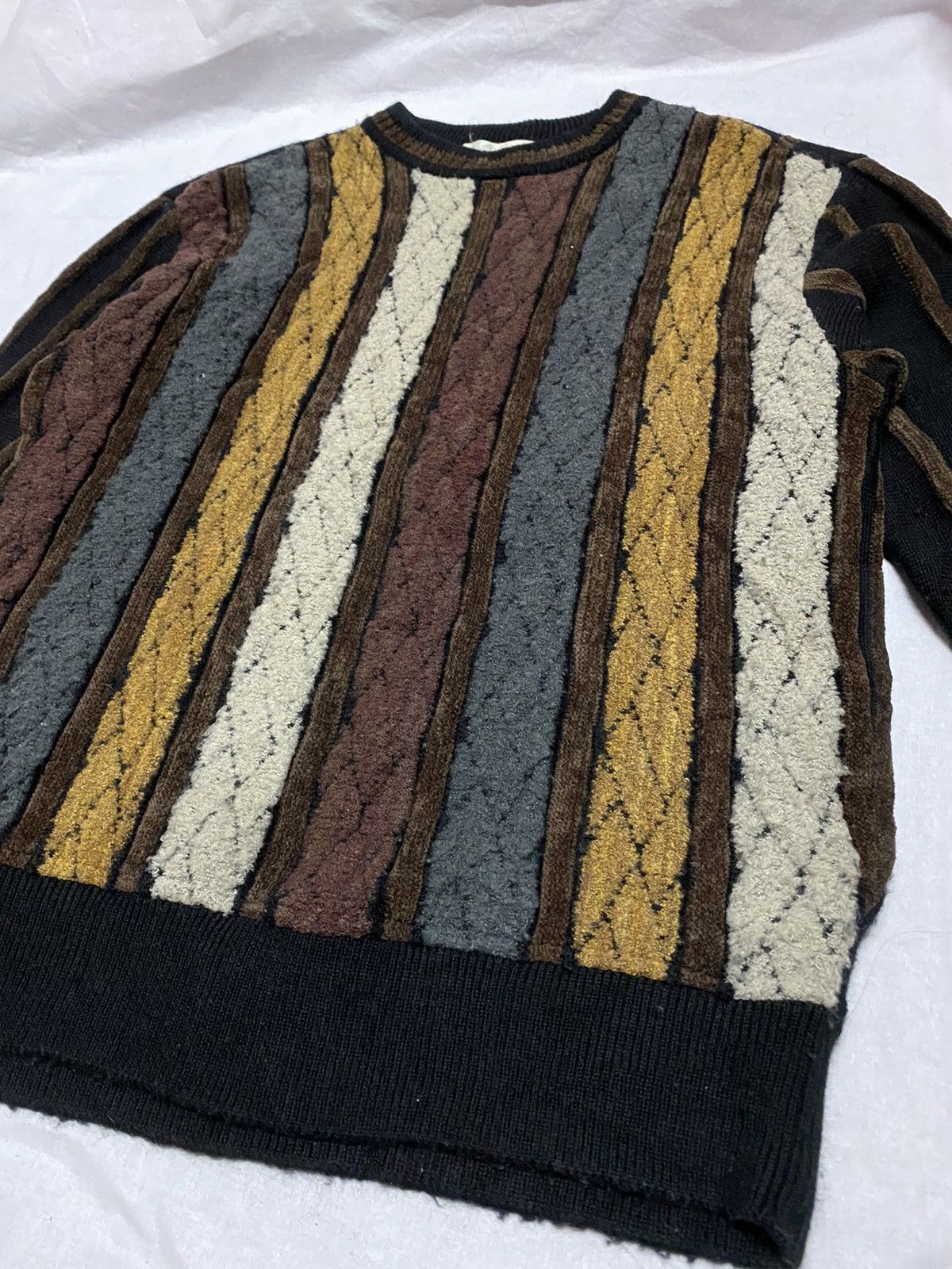 Japanese Brand × Vintage Vintage Gran signore Multicolour Knitwear Size US L / EU 52-54 / 3 - 6 Thumbnail
