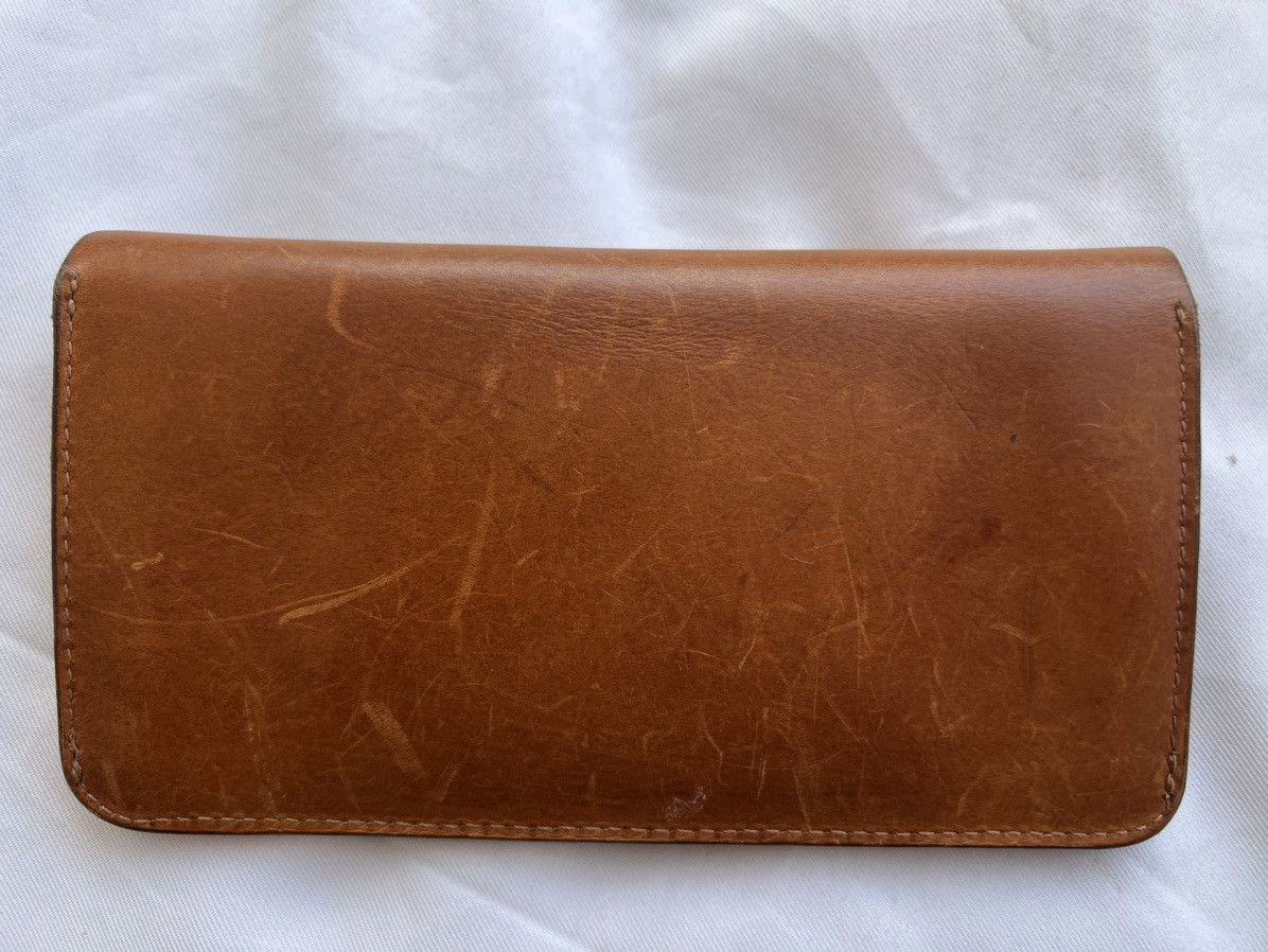 Porter Vintage Porter Vegetable Tanned Leather Envelope Wallet Size ONE SIZE - 2 Thumbnail