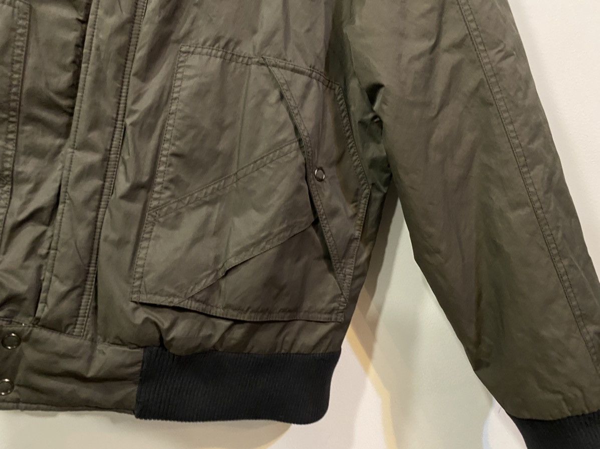 Yves Saint Laurent Warm YSL Bomber Jacket Quilted Brown Black Vintage Zip Up Size US L / EU 52-54 / 3 - 19 Thumbnail