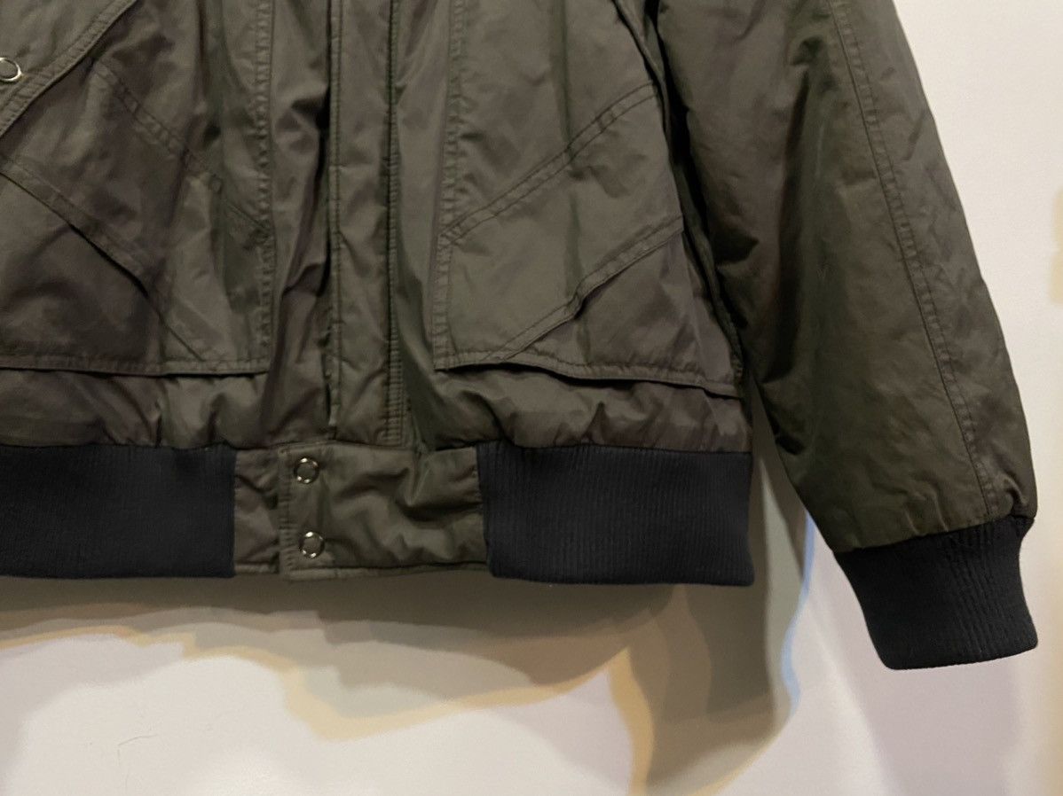 Yves Saint Laurent Warm YSL Bomber Jacket Quilted Brown Black Vintage Zip Up Size US L / EU 52-54 / 3 - 6 Thumbnail