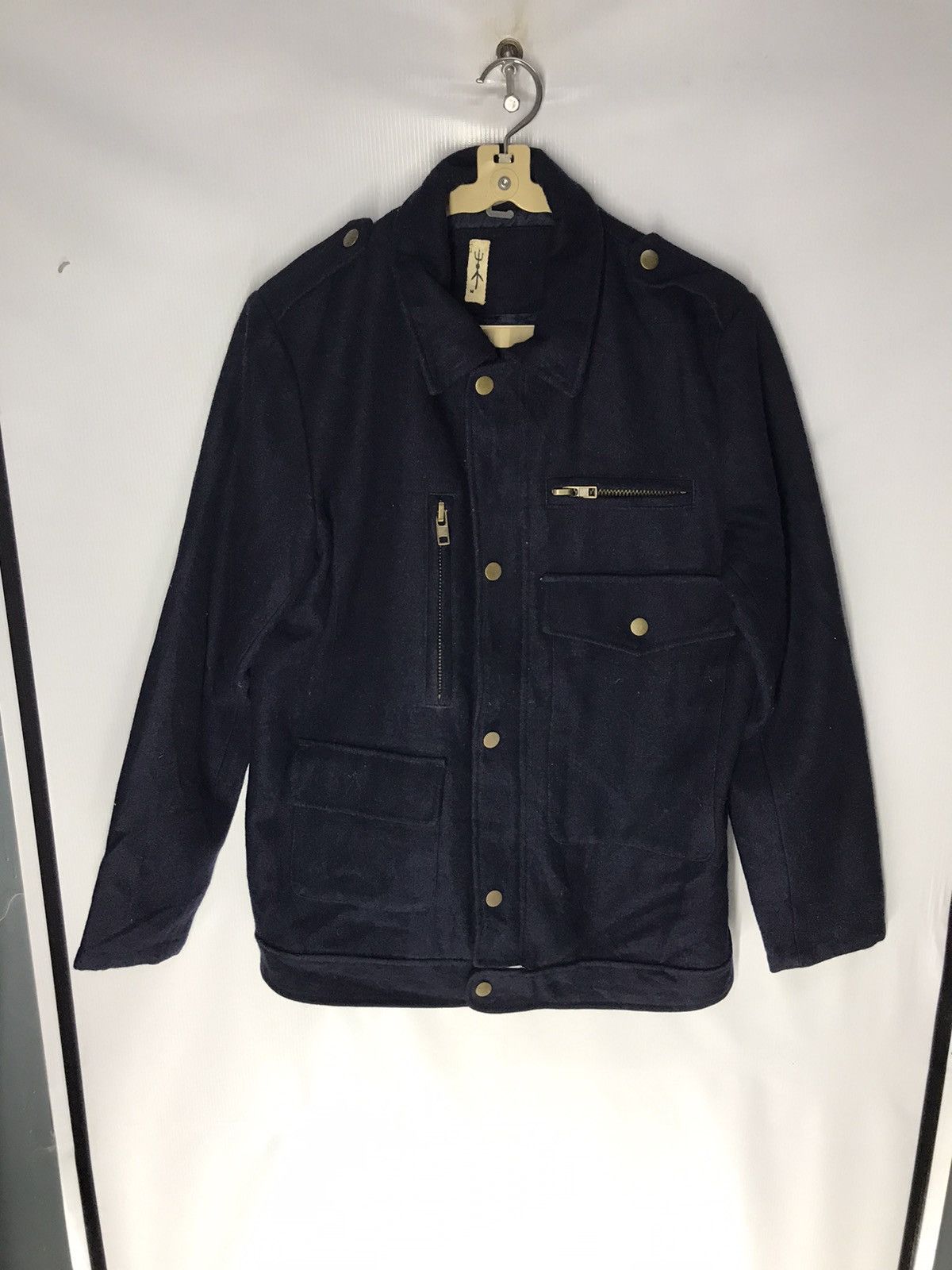 Japanese Brand Wool zipper jacket by hikari shoji Size US M / EU 48-50 / 2 - 8 Thumbnail