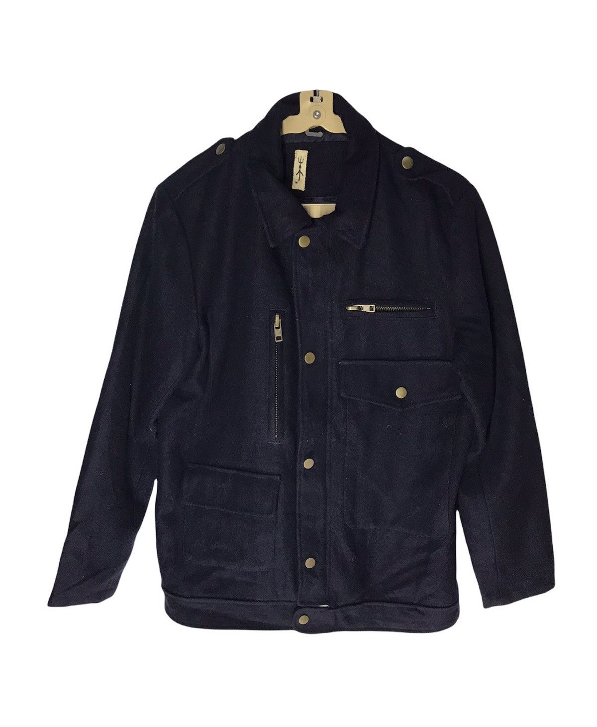 Japanese Brand Wool zipper jacket by hikari shoji Size US M / EU 48-50 / 2 - 1 Thumbnail
