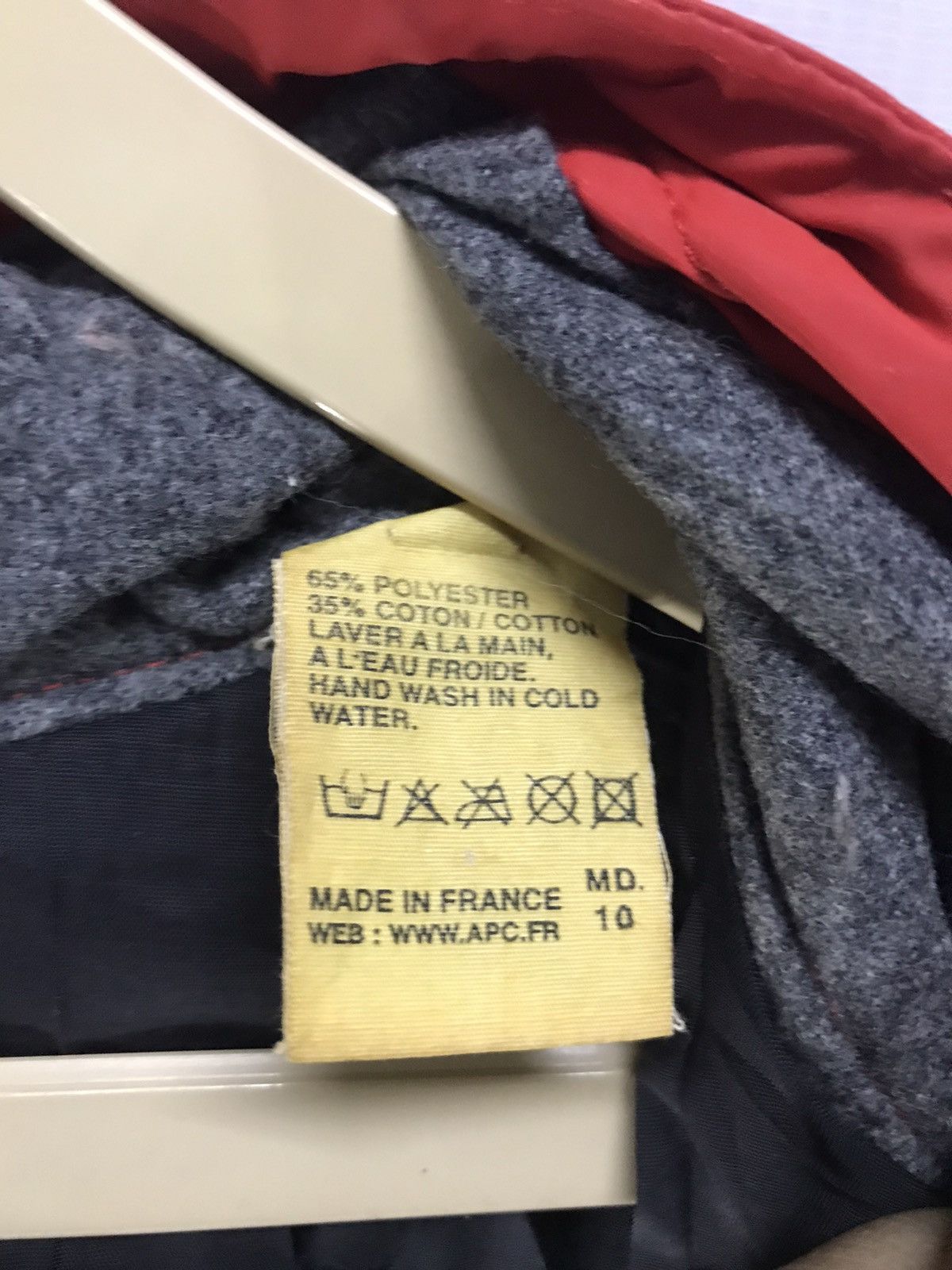 A.P.C. × Designer 🔥Rare🔥A.P.C red zipper jacket with hoodie Size US S / EU 44-46 / 1 - 5 Thumbnail
