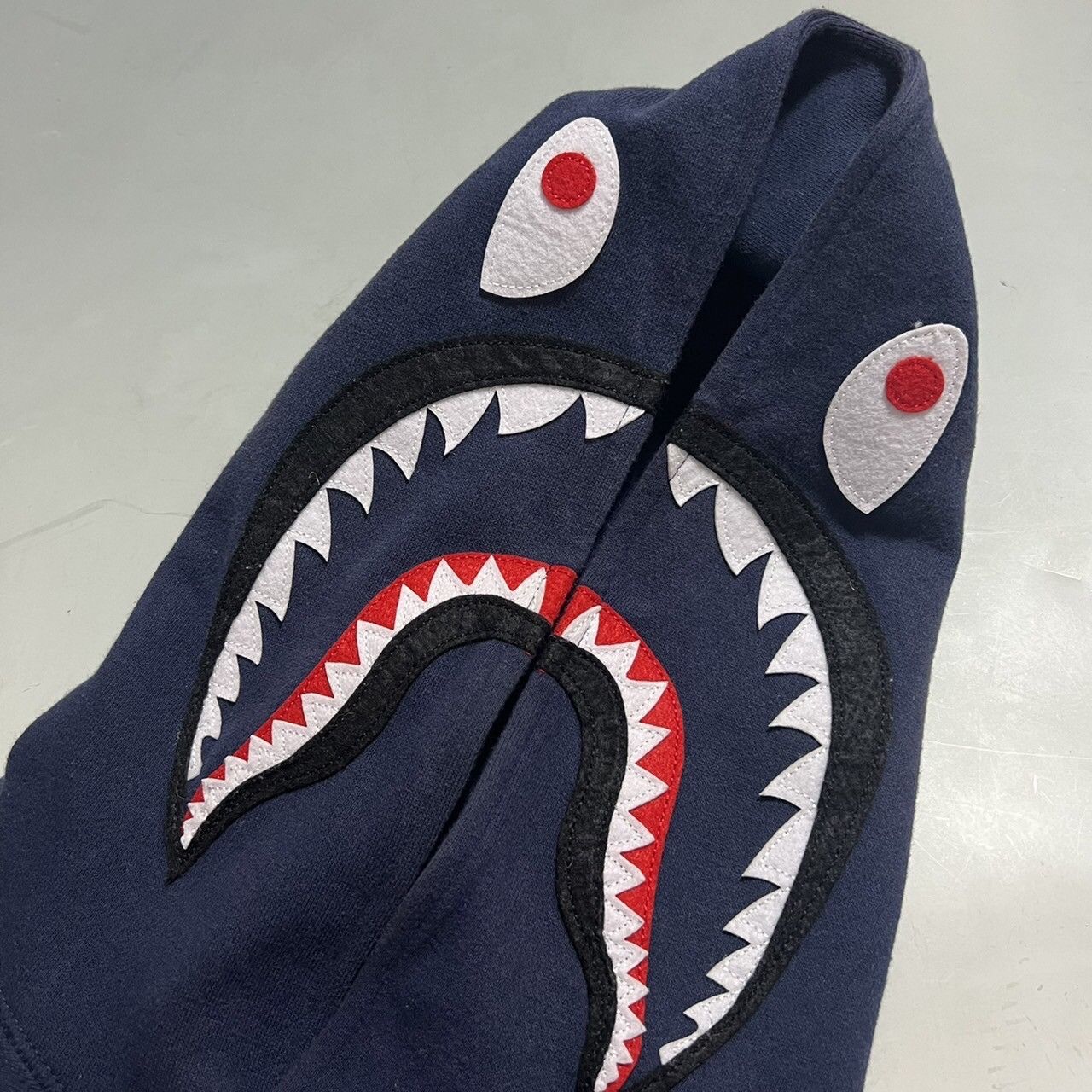 Bape Shark Pullover Hoodie Size US L / EU 52-54 / 3 - 2 Thumbnail