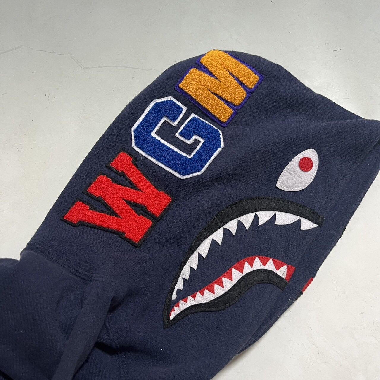 Bape Shark Pullover Hoodie Size US L / EU 52-54 / 3 - 3 Thumbnail