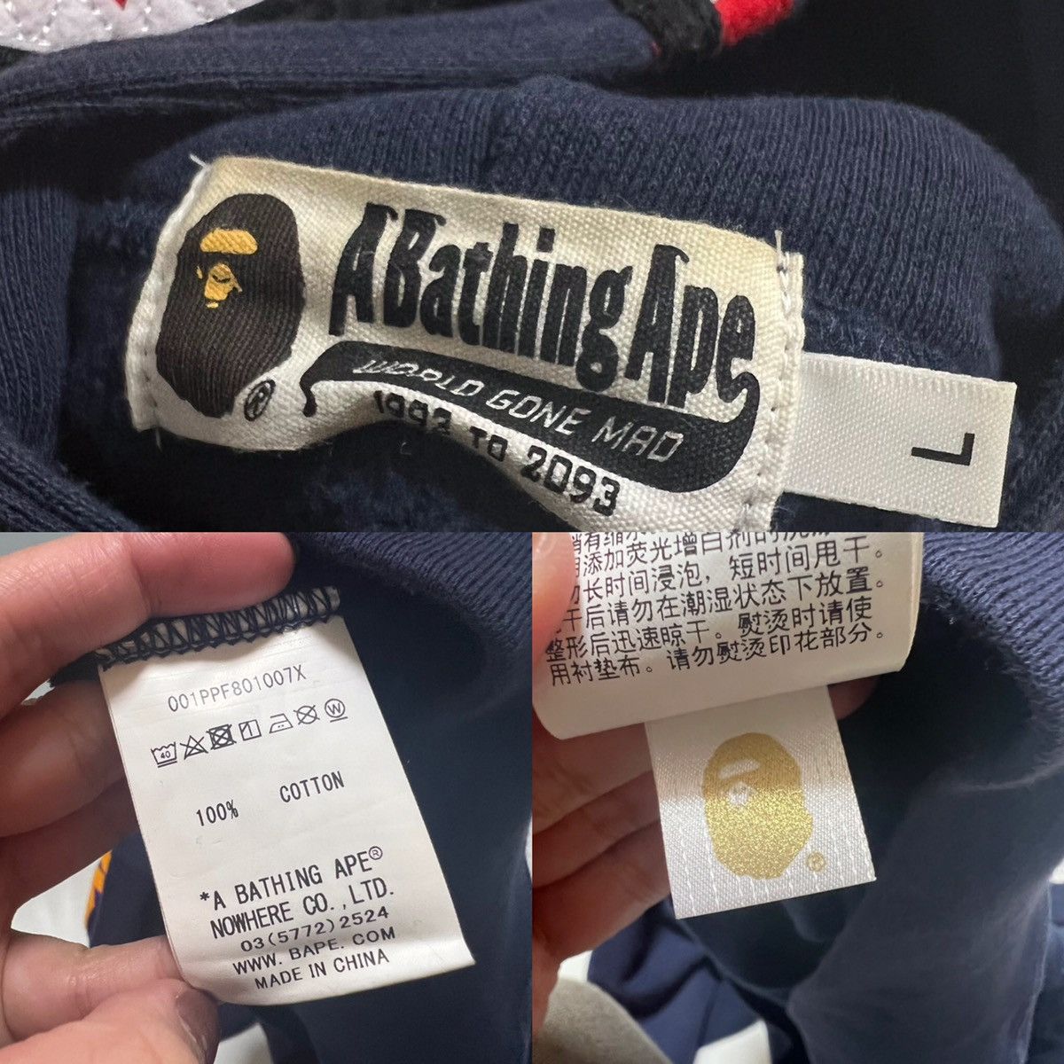 Bape Shark Pullover Hoodie Size US L / EU 52-54 / 3 - 10 Thumbnail