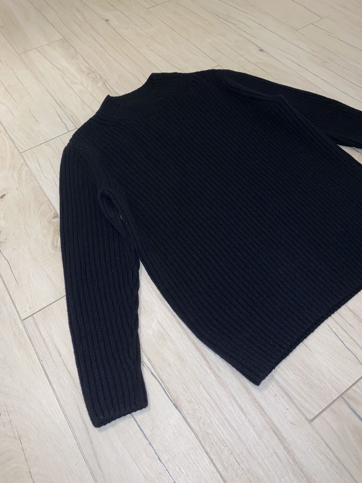 Dries Van Noten Dries Van Noten 3D Handknited Wool Black Sweater Size US M / EU 48-50 / 2 - 4 Thumbnail