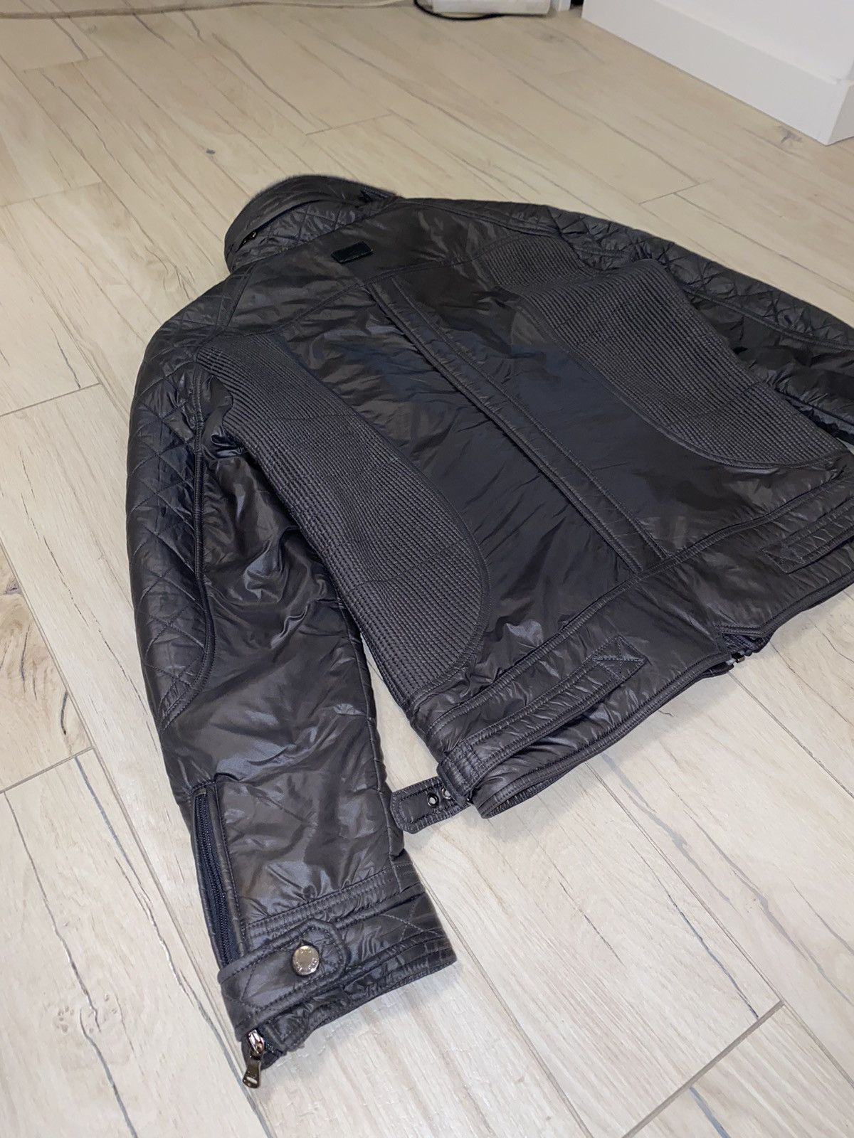 Dolce & Gabbana Dolce & Gabbana Aviator Biker Fur Techincal Jacket Size US L / EU 52-54 / 3 - 11 Thumbnail
