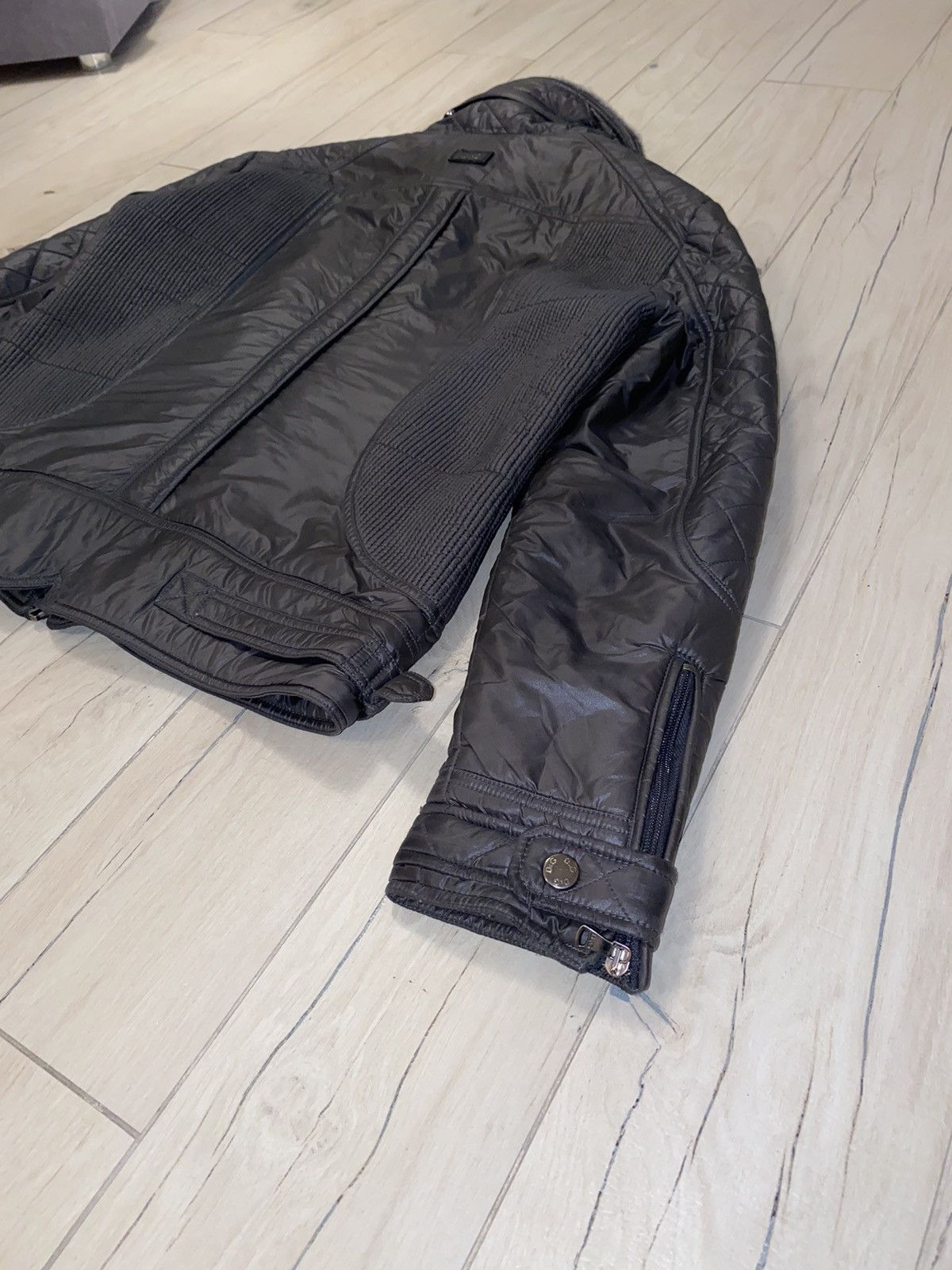 Dolce & Gabbana Dolce & Gabbana Aviator Biker Fur Techincal Jacket Size US L / EU 52-54 / 3 - 10 Thumbnail
