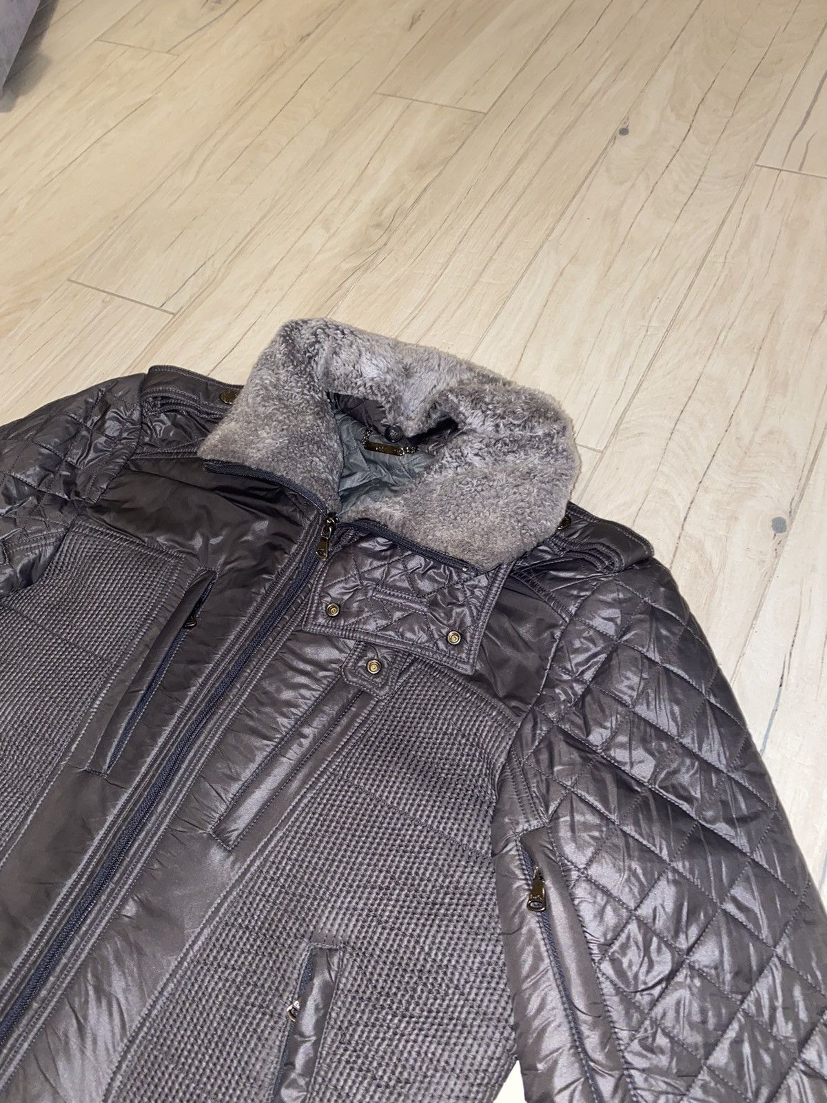 Dolce & Gabbana Dolce & Gabbana Aviator Biker Fur Techincal Jacket Size US L / EU 52-54 / 3 - 8 Thumbnail