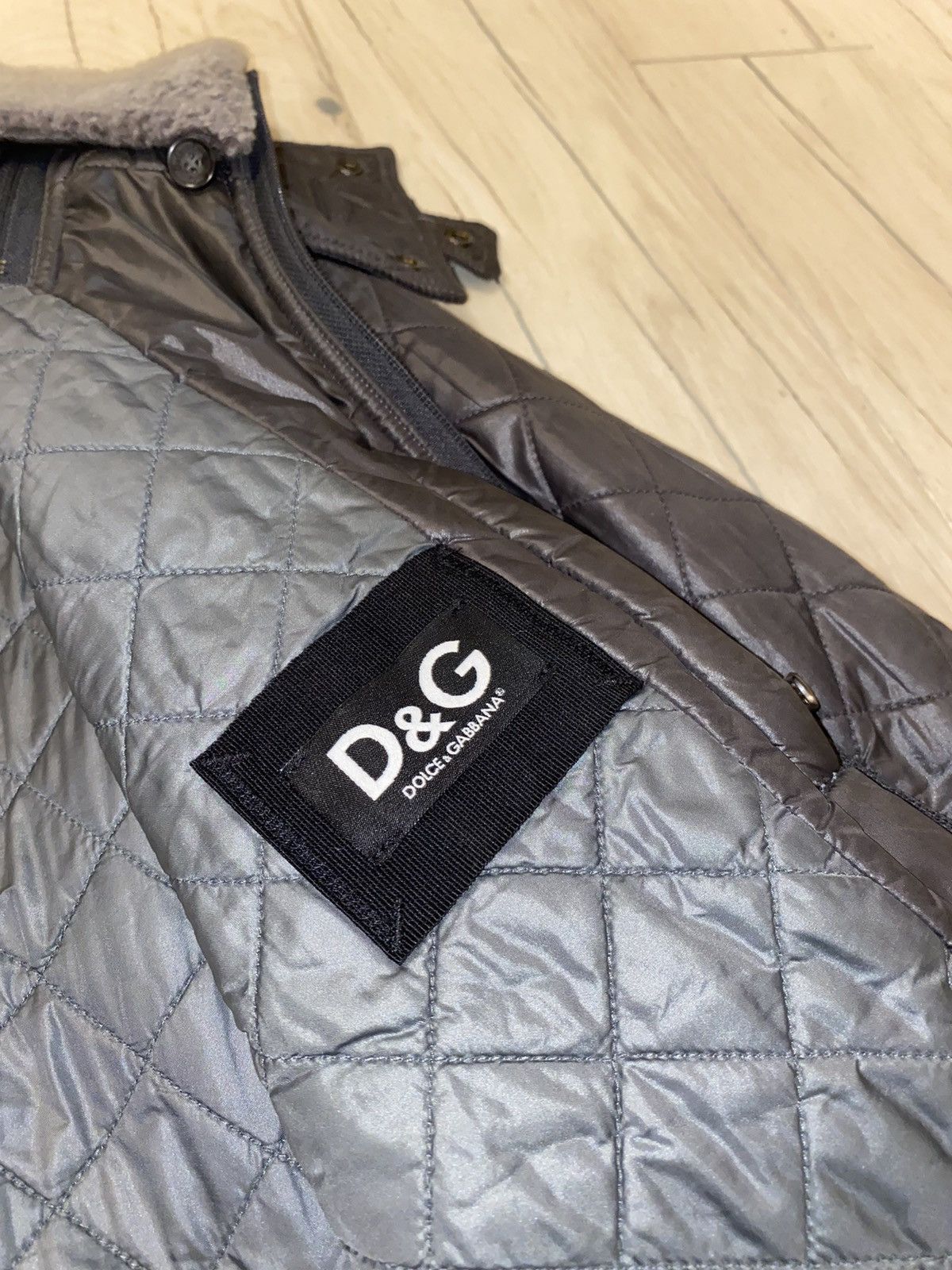 Dolce & Gabbana Dolce & Gabbana Aviator Biker Fur Techincal Jacket Size US L / EU 52-54 / 3 - 16 Thumbnail