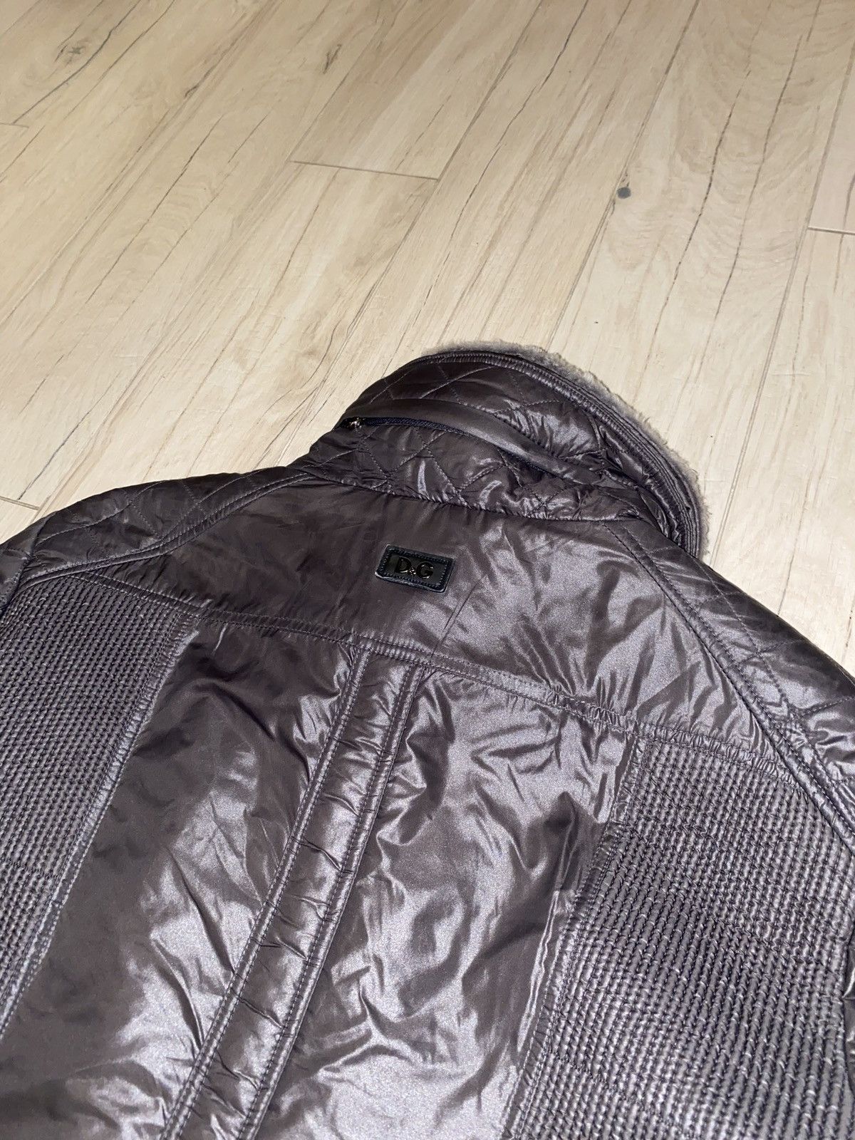 Dolce & Gabbana Dolce & Gabbana Aviator Biker Fur Techincal Jacket Size US L / EU 52-54 / 3 - 12 Thumbnail
