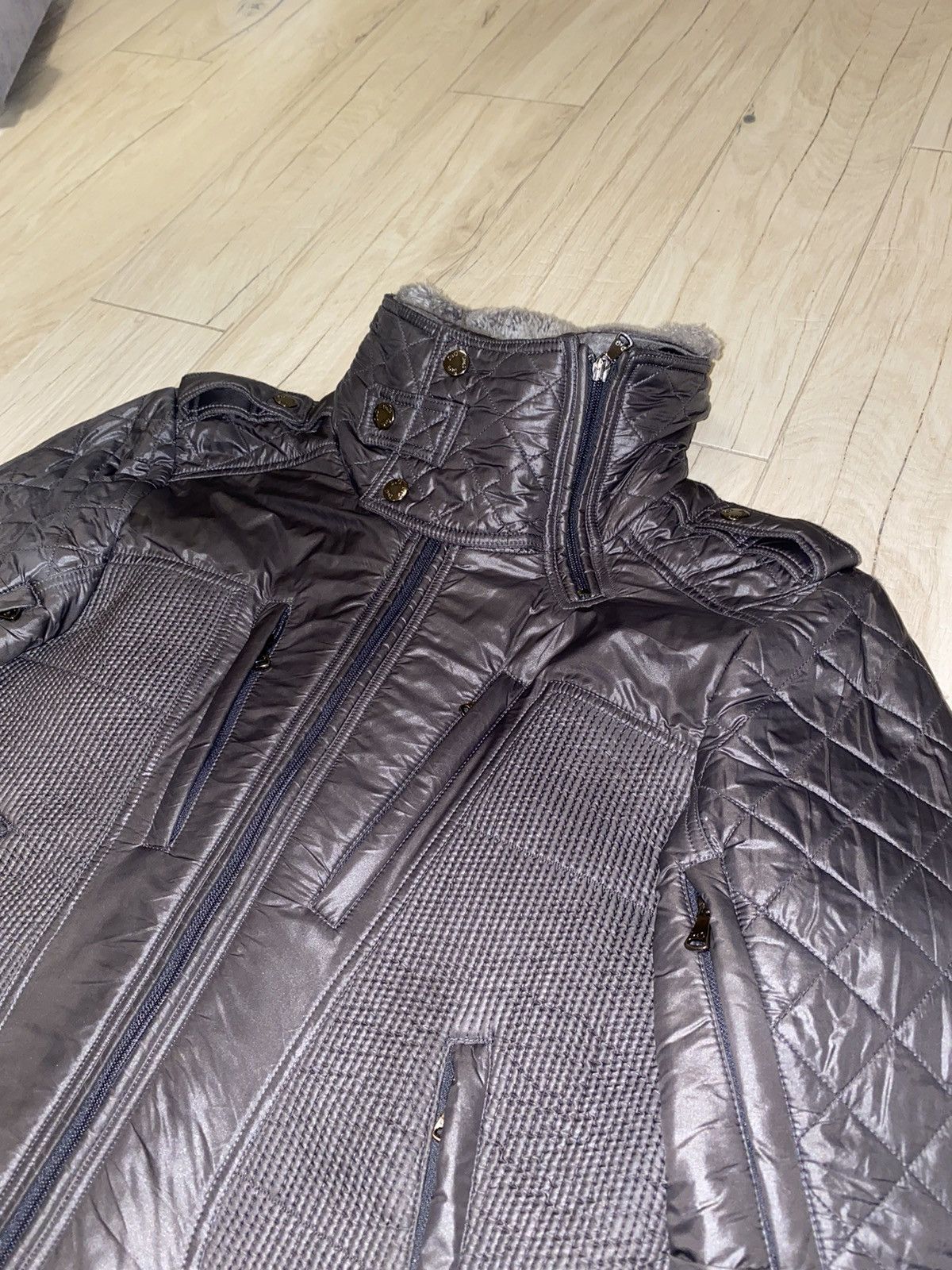 Dolce & Gabbana Dolce & Gabbana Aviator Biker Fur Techincal Jacket Size US L / EU 52-54 / 3 - 6 Thumbnail