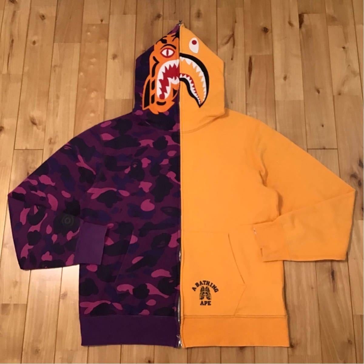 Bape Tiger Shark Hoodie Grailed