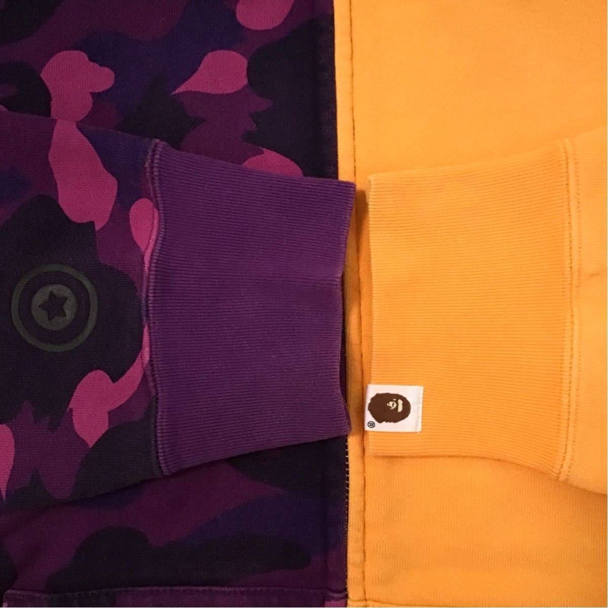 Bape 🔥2XL🔥 BAPE Tiger shark full zip hoodie purple camo Size US XXL / EU 58 / 5 - 6 Thumbnail