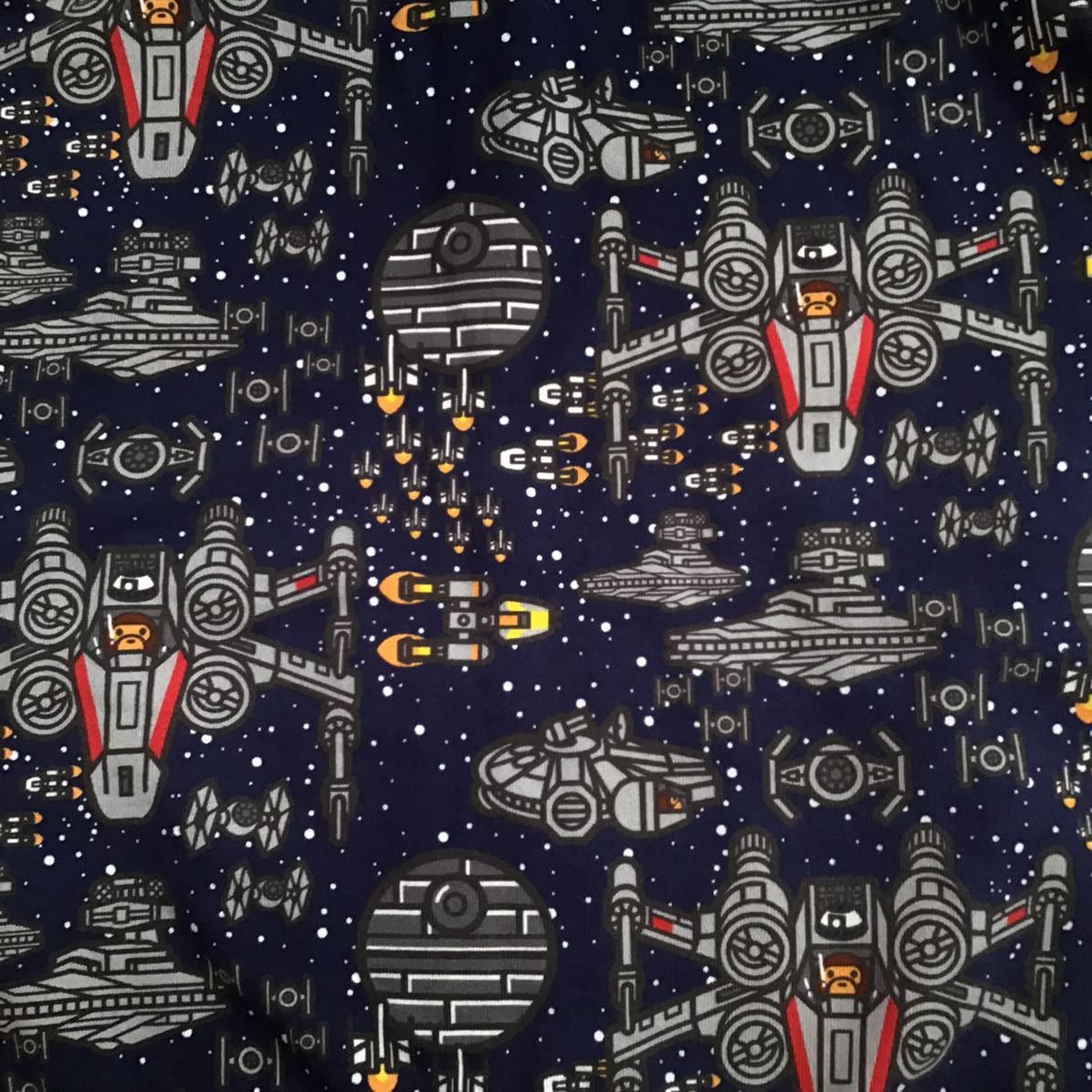 Bape × Star Wars BAPE × starwars milo full zip hoodie galaxy space Size US M / EU 48-50 / 2 - 7 Thumbnail