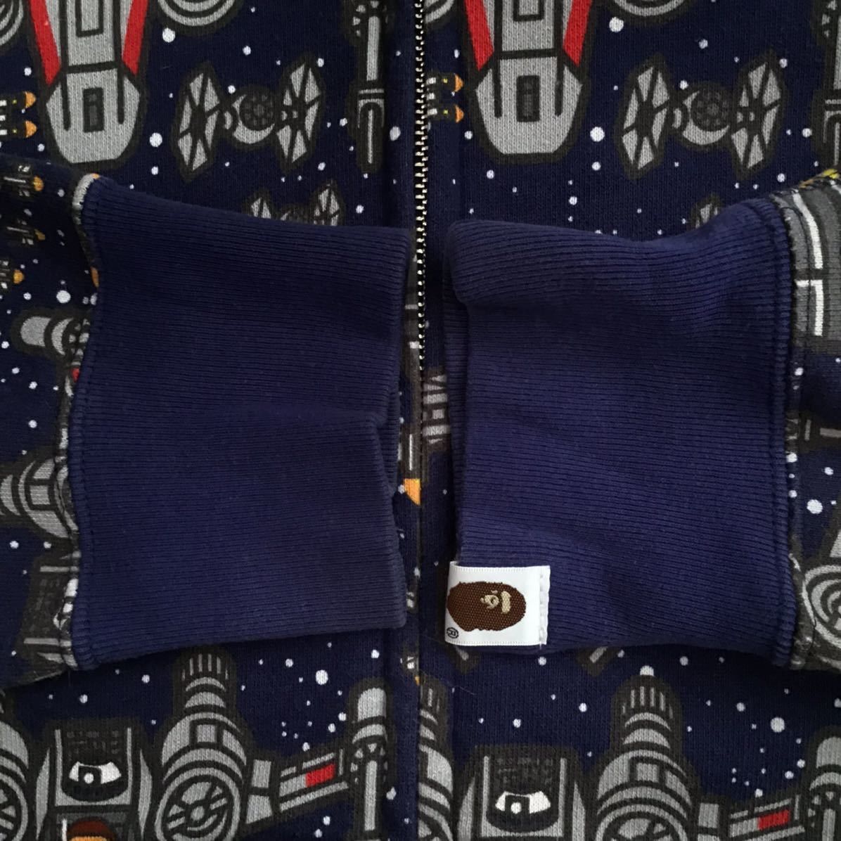 Bape × Star Wars BAPE × starwars milo full zip hoodie galaxy space Size US M / EU 48-50 / 2 - 6 Thumbnail