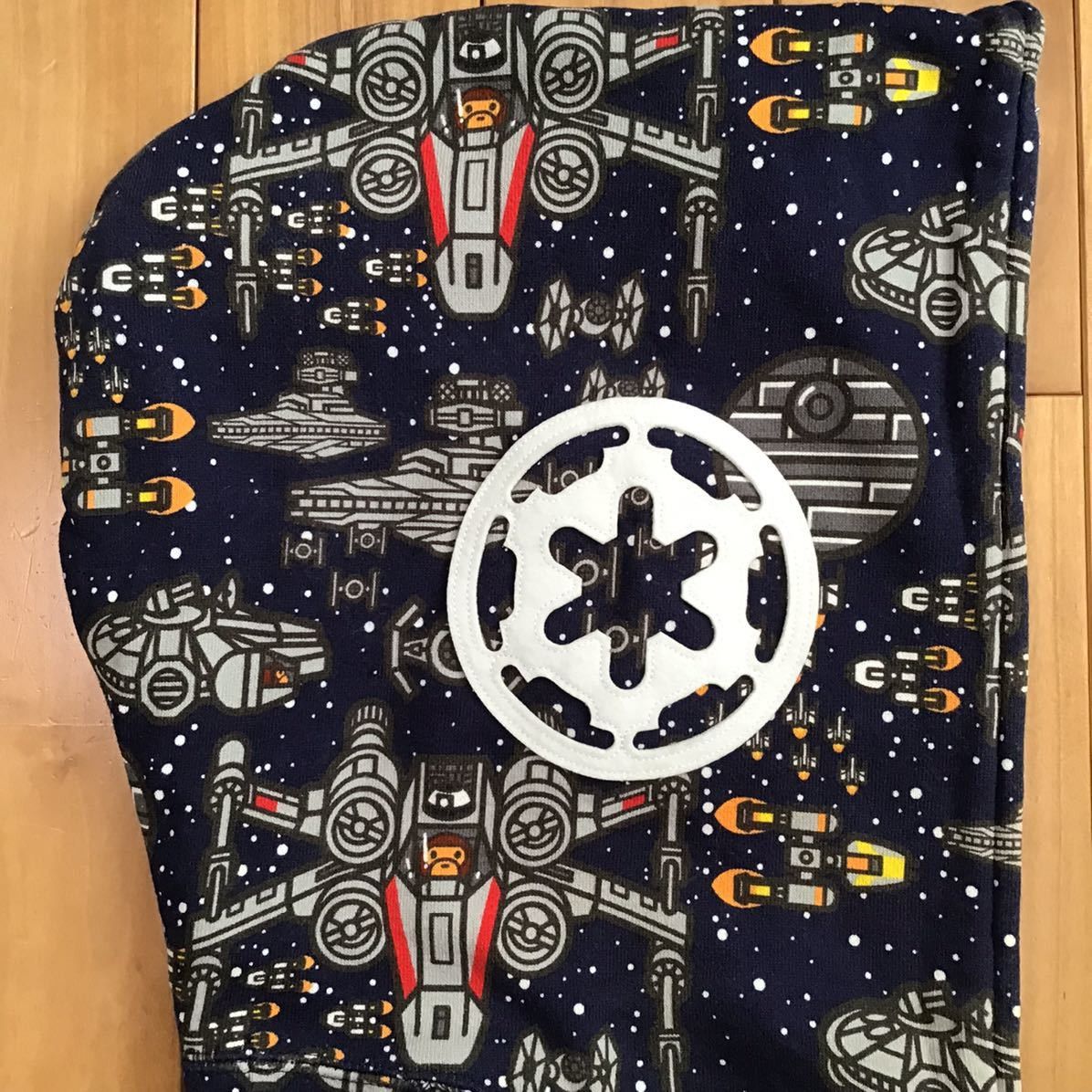 Bape × Star Wars BAPE × starwars milo full zip hoodie galaxy space Size US M / EU 48-50 / 2 - 3 Thumbnail