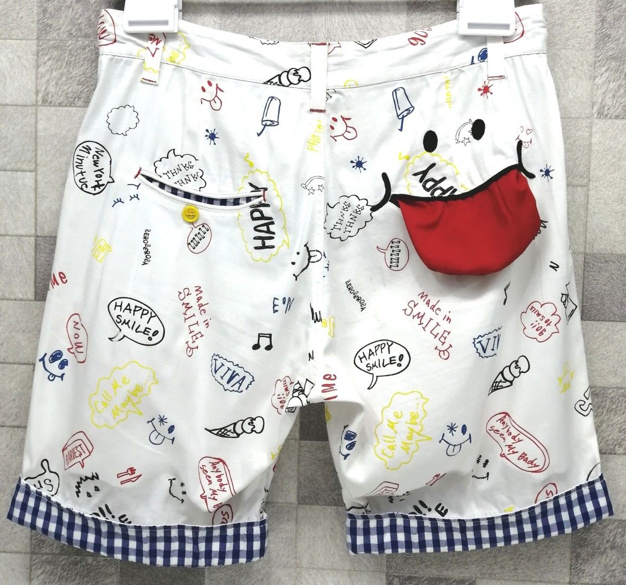 Japanese Brand 🔥DOPE!🔥UP!SMILE Fun! Japanese Brand Shorts Size US 32 / EU 48 - 2 Thumbnail