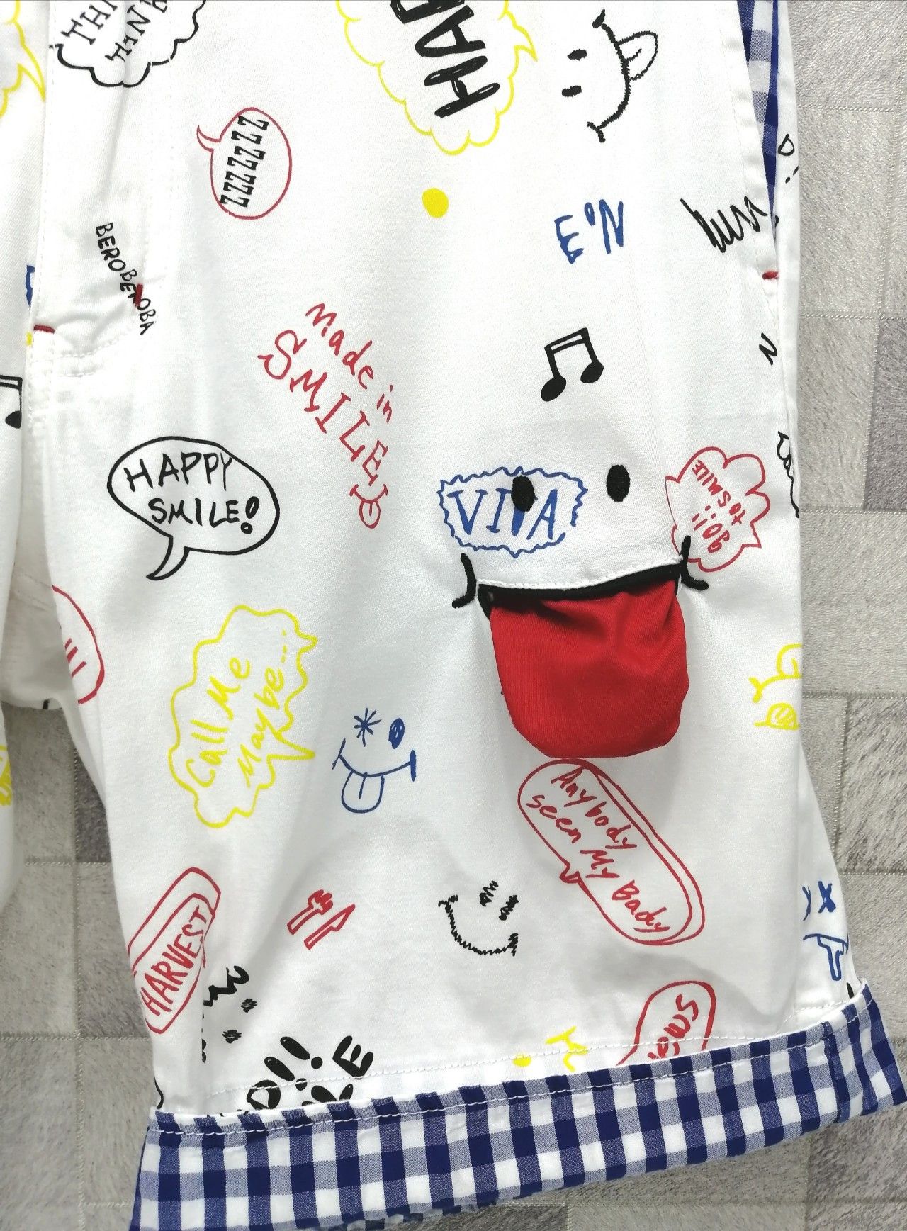 Japanese Brand 🔥DOPE!🔥UP!SMILE Fun! Japanese Brand Shorts Size US 32 / EU 48 - 6 Thumbnail