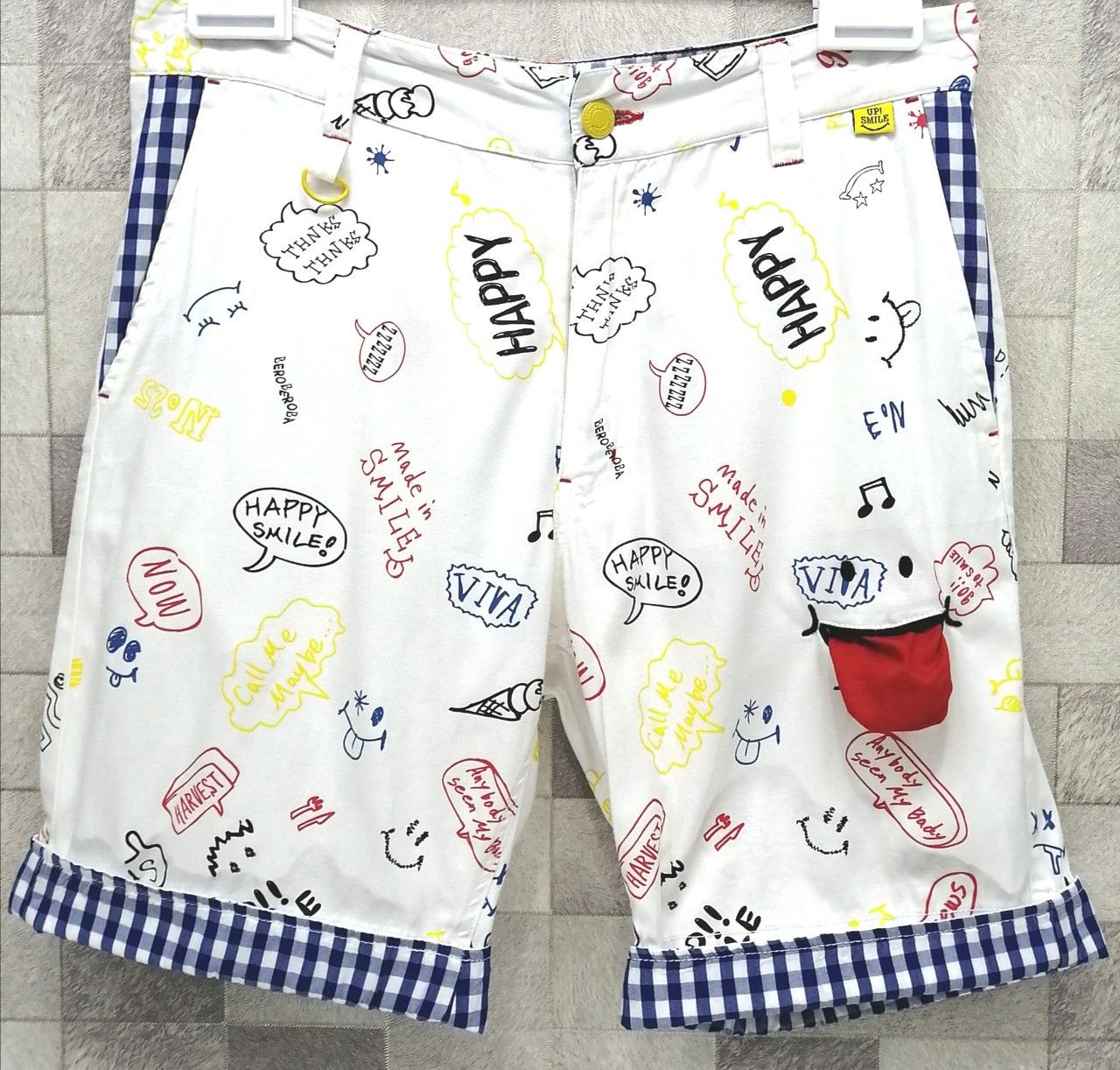 Japanese Brand 🔥DOPE!🔥UP!SMILE Fun! Japanese Brand Shorts Size US 32 / EU 48 - 5 Thumbnail