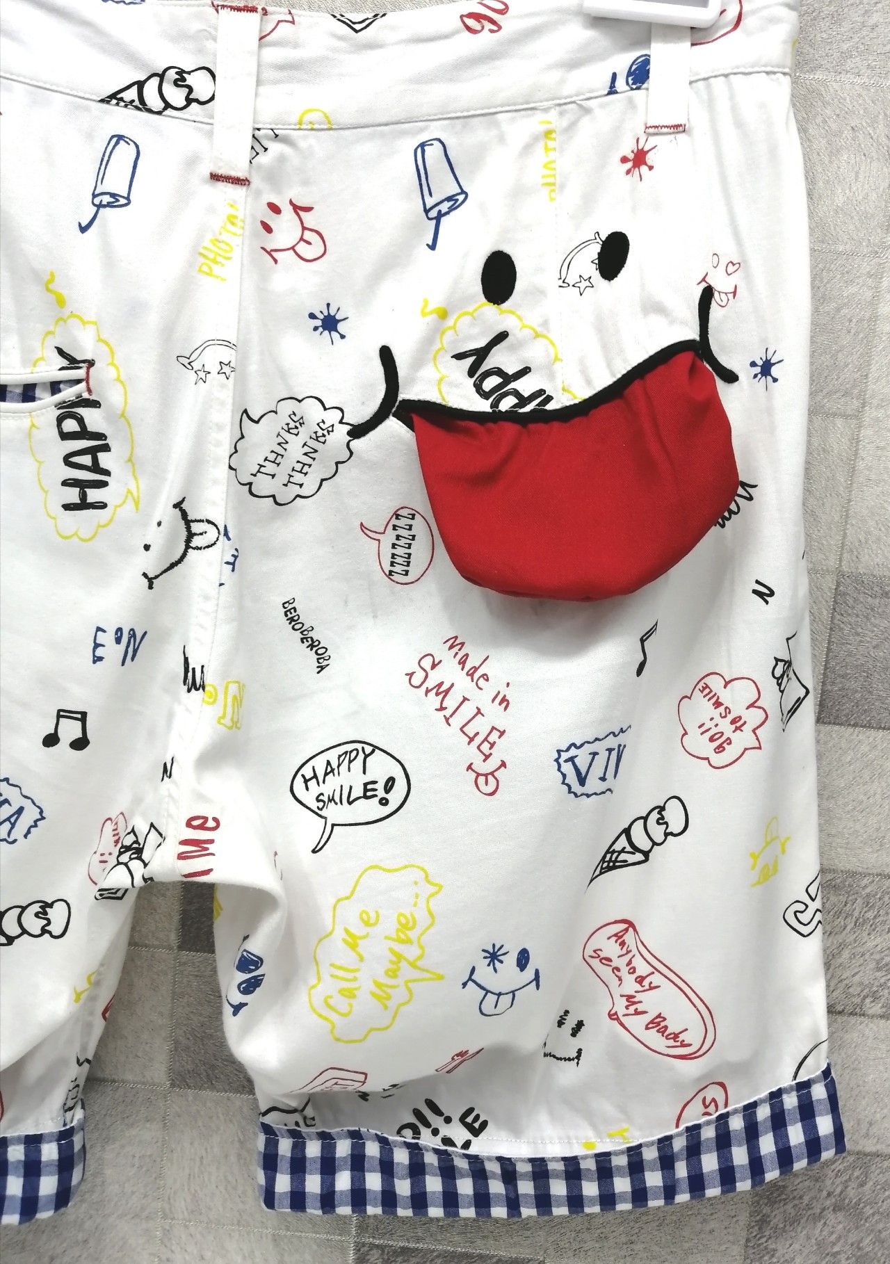 Japanese Brand 🔥DOPE!🔥UP!SMILE Fun! Japanese Brand Shorts Size US 32 / EU 48 - 1 Thumbnail